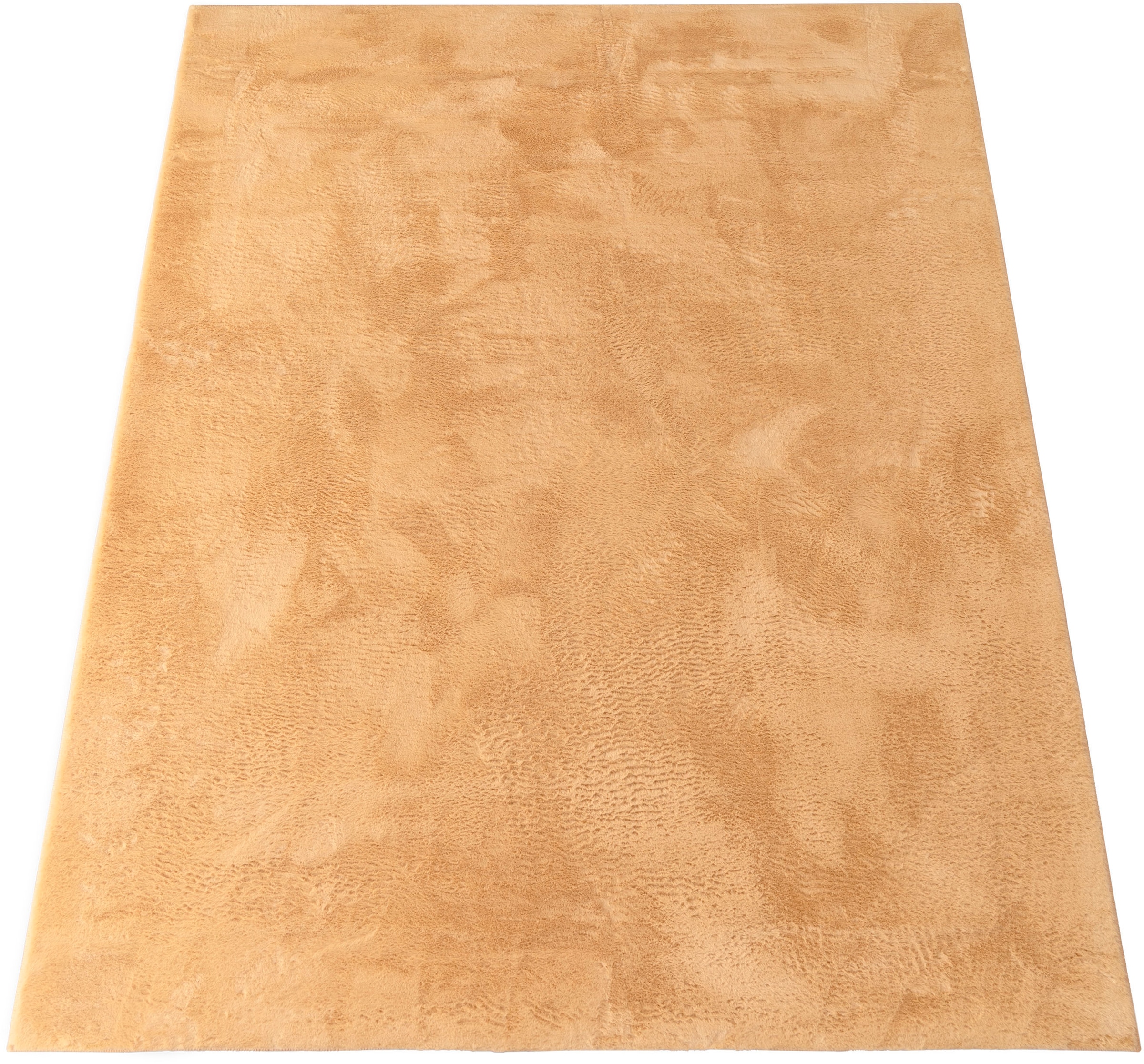 Paco Home Fellteppich »Kunstfell Soft 380«, rechteckig, 14 mm Höhe, Langflor, Kuschelteppich - besonders weich, Uni-Farben