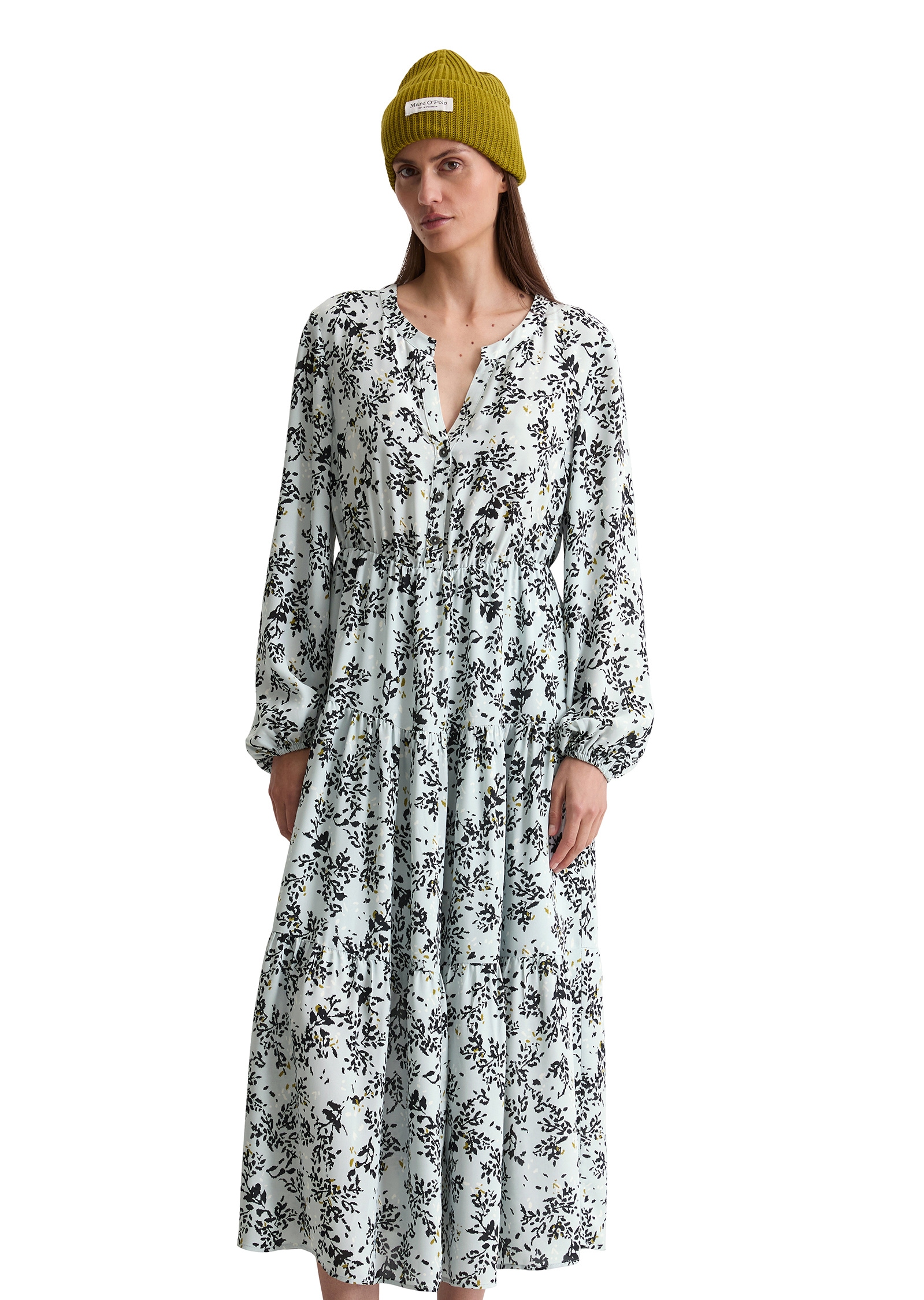 Marc OPolo Druckkleid "aus Cupro-Viskose-Mix" günstig online kaufen