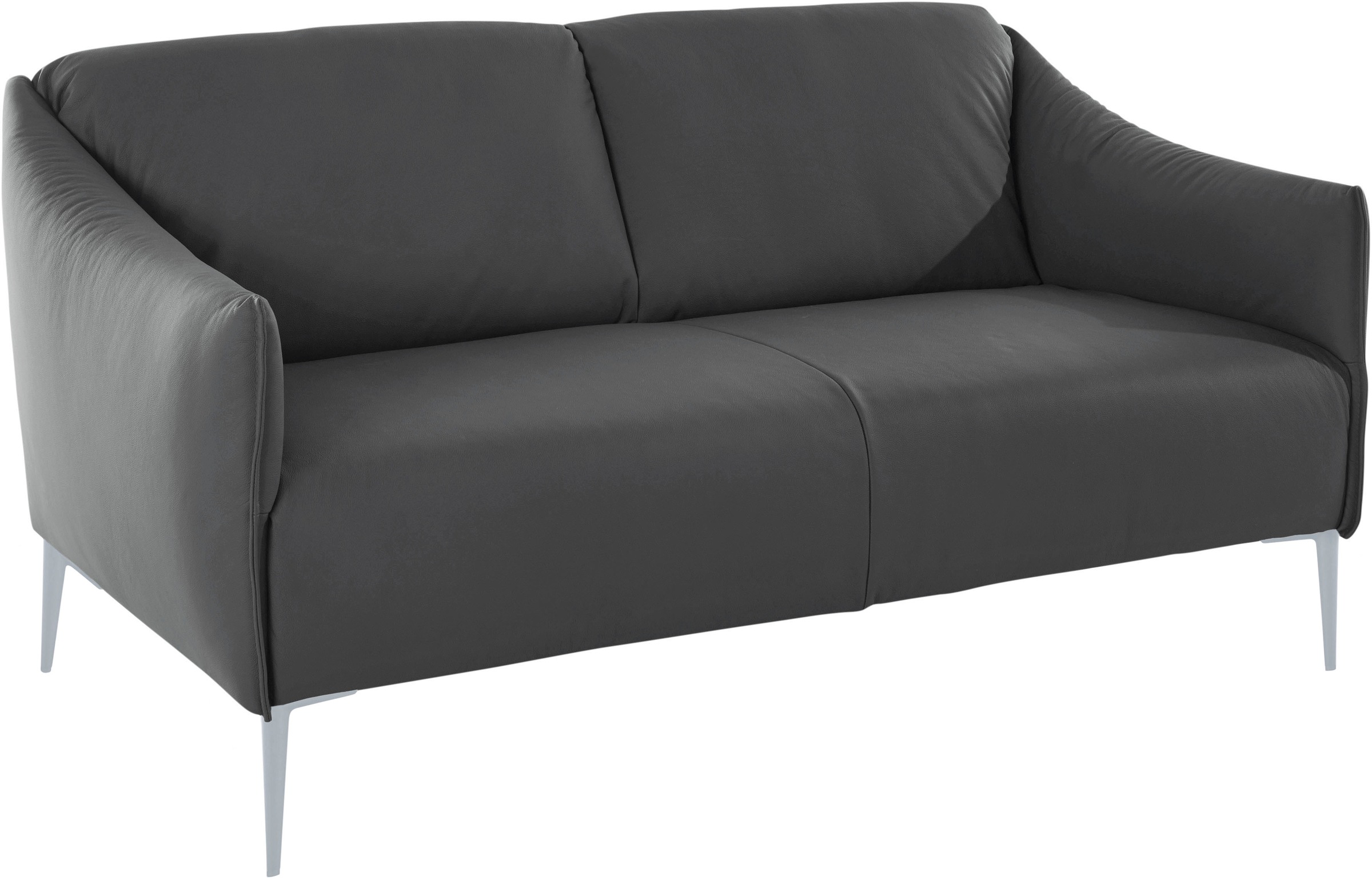 W.SCHILLIG 2-Sitzer »sally«, mit Metallfüßen in Silber matt, Breite 154 cm