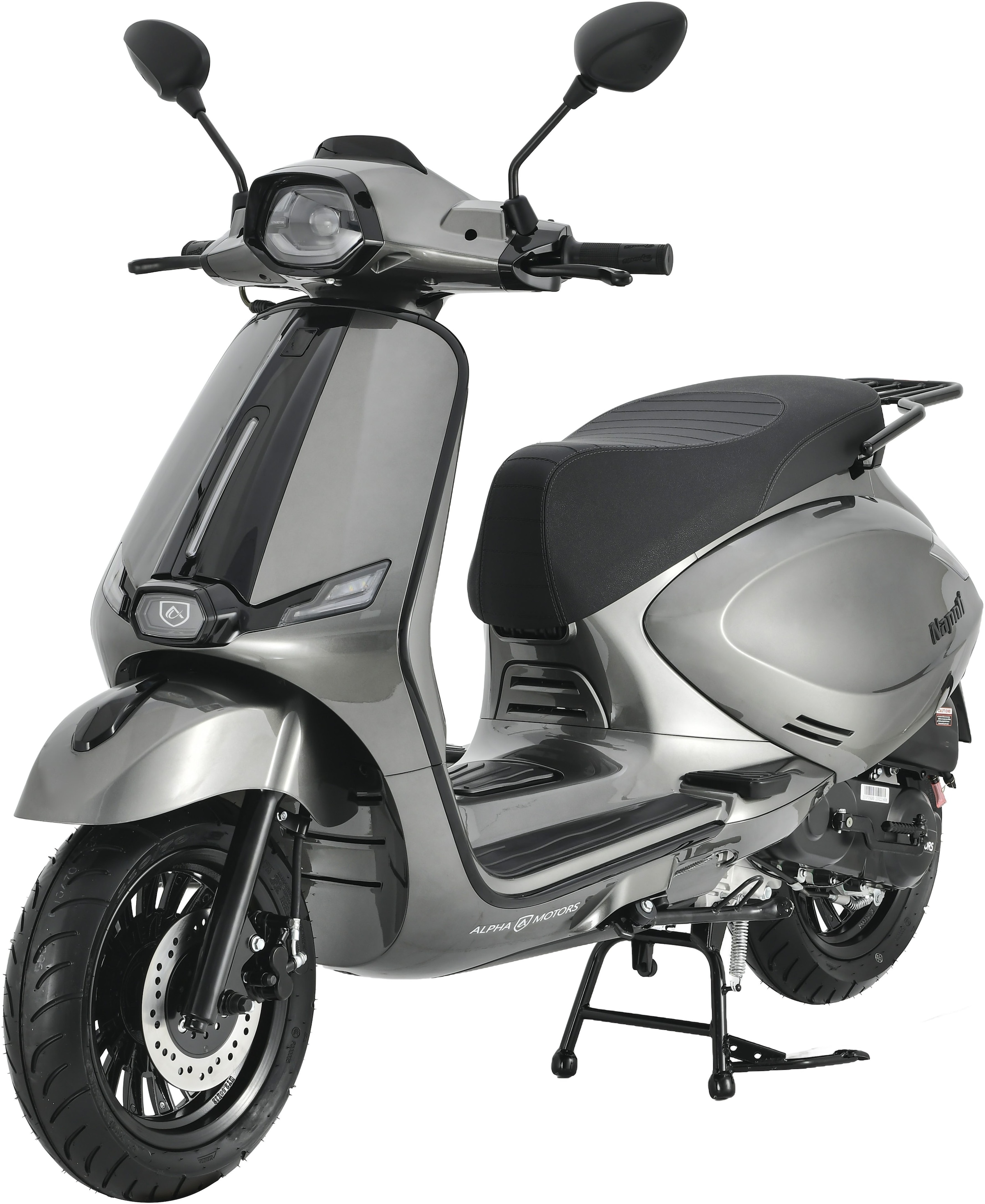 Alpha Motors Motorroller »Napoli 50 ccm 45 km/h EURO 5 (mit/ohne Topcase)«, 50 cm³, 45 km/h, Euro 5, 3,26 PS