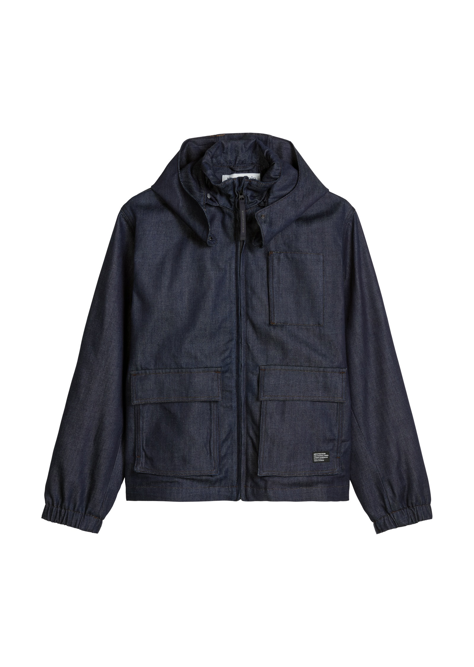 Marc O'Polo DENIM Jeansjacke »made with Orange Fiber« ohne Kapuze