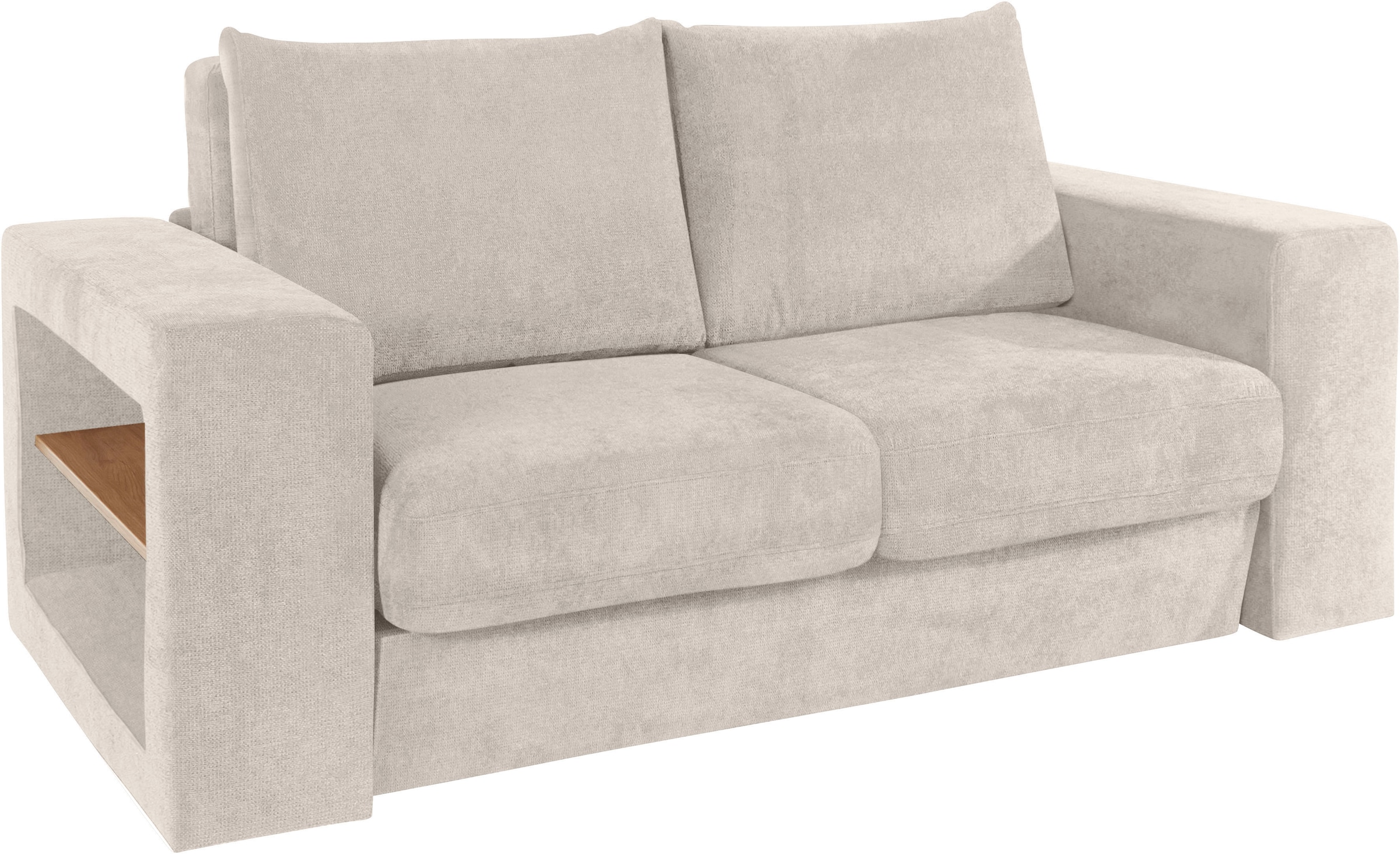 LOOKS by Wolfgang Joop 2,5-Sitzer »Looksvb«, Verwandlungssofa: aus Sofa wird Sofa mit 2 Hockern, mit Regalfunktion