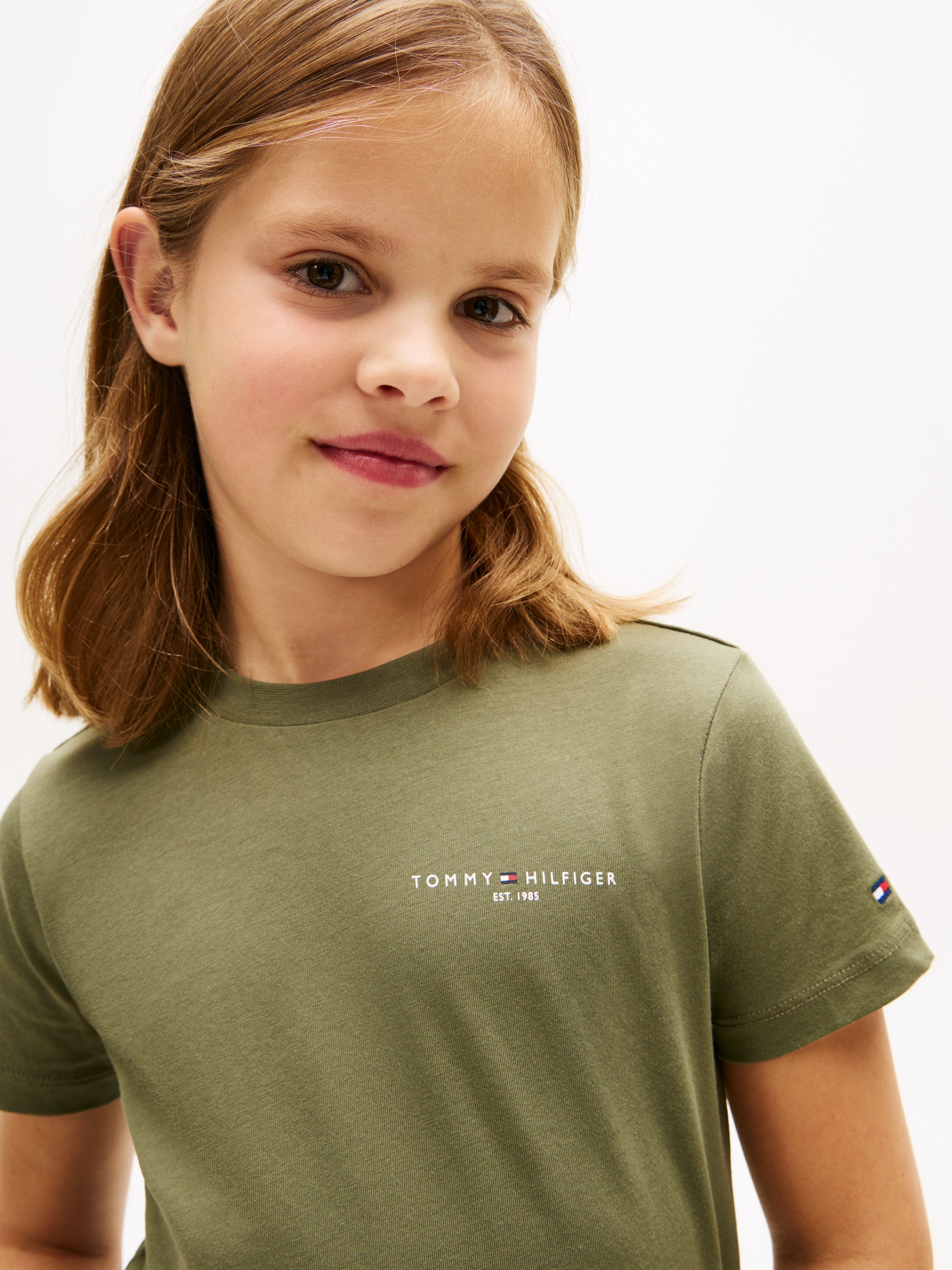 Tommy Hilfiger T-Shirt »MINI CORP T-SHIRT« Kinder bis 16 Jahre, Rundhals