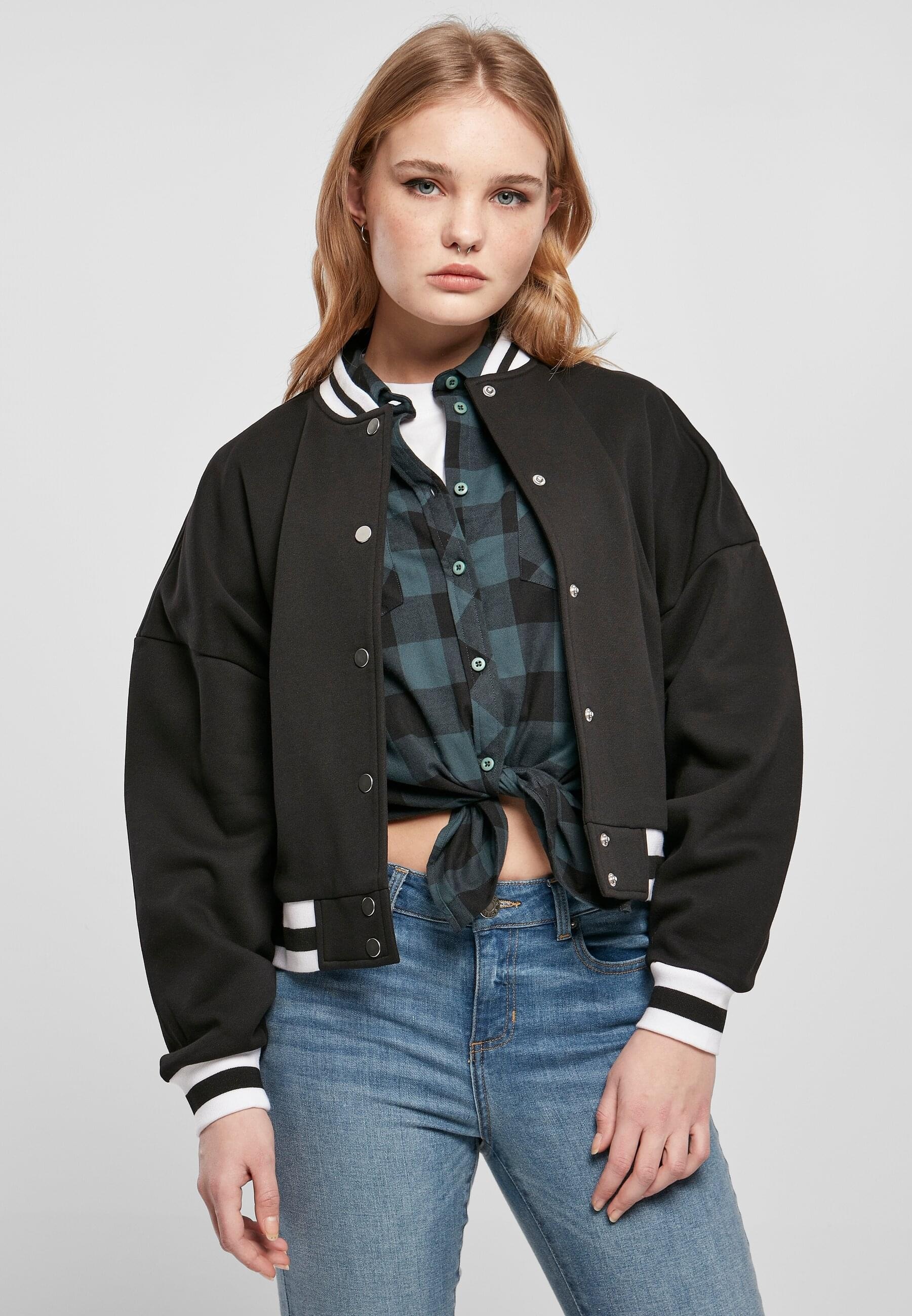 BAUR Ladies Jacket«, kaufen ohne URBAN St.), Kapuze Collegejacke | für »Damen College (1 Sweat CLASSICS Oversized