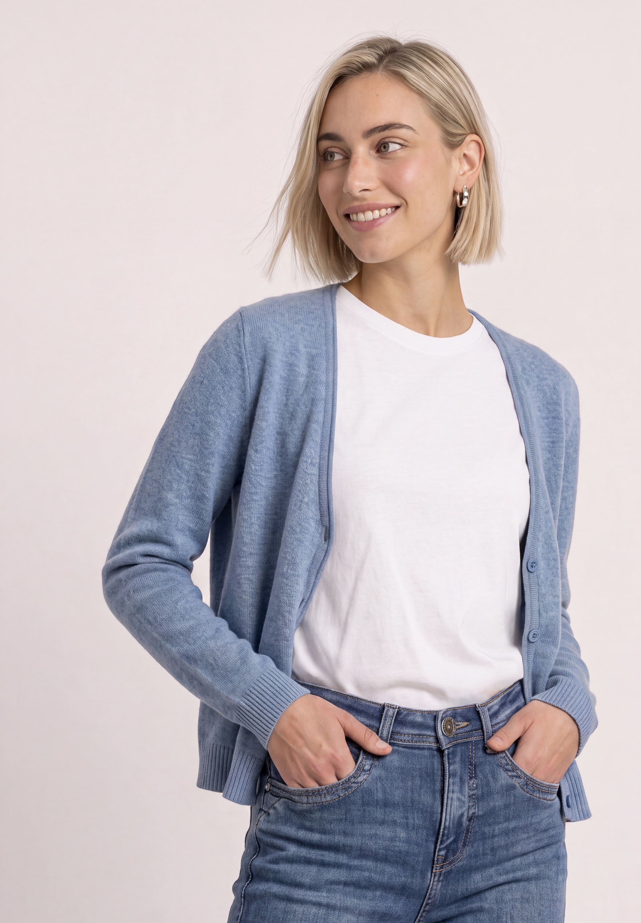 STREET ONE Cardigan mit Knopfleiste