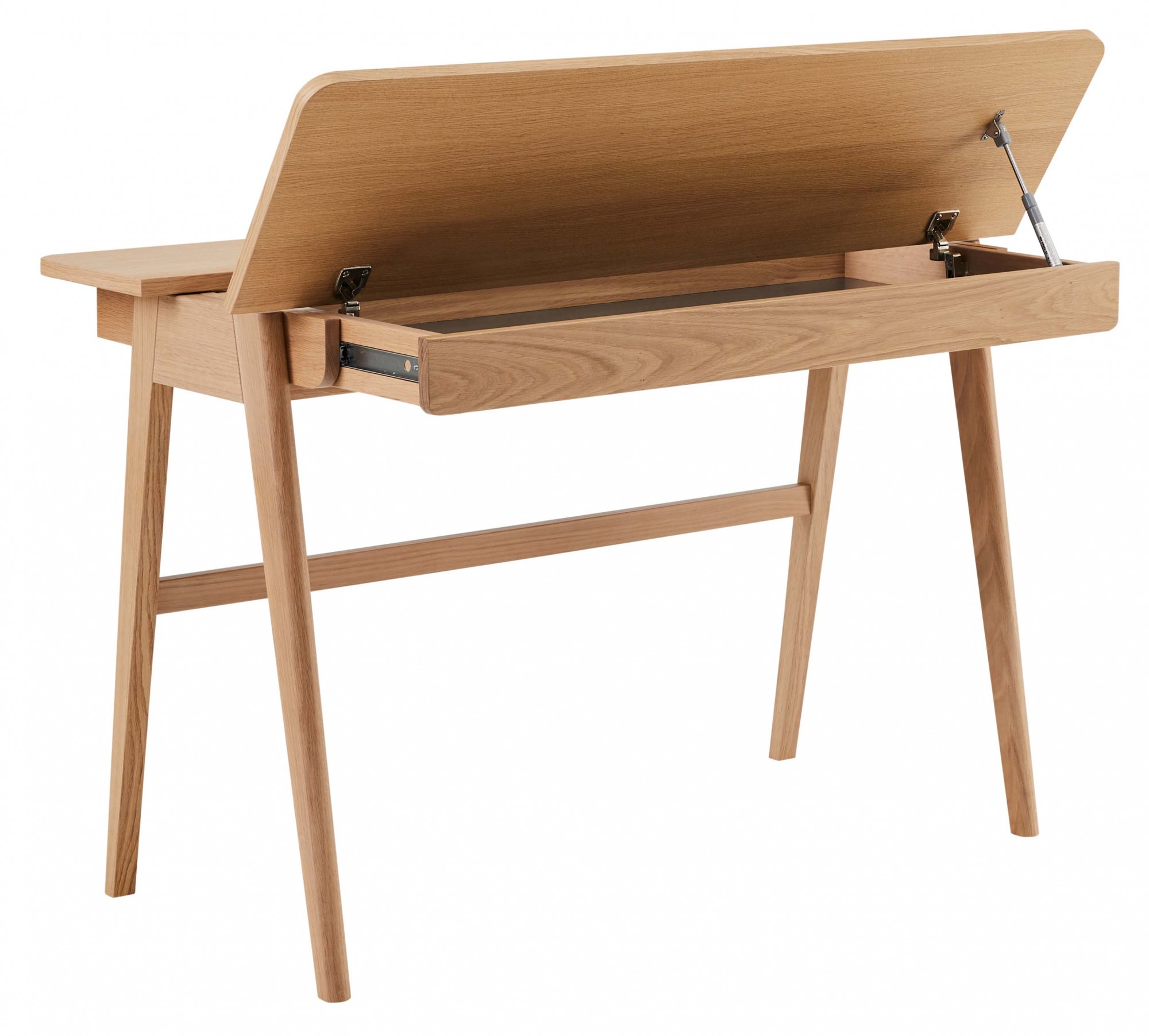Thumbnail - Hammel Furniture Schreibtisch "Findahl by Hammel Home Desk" 1 Stk. tlg. 110x55,5/72,5 cm, mit Stauraum und Beine aus Mas...