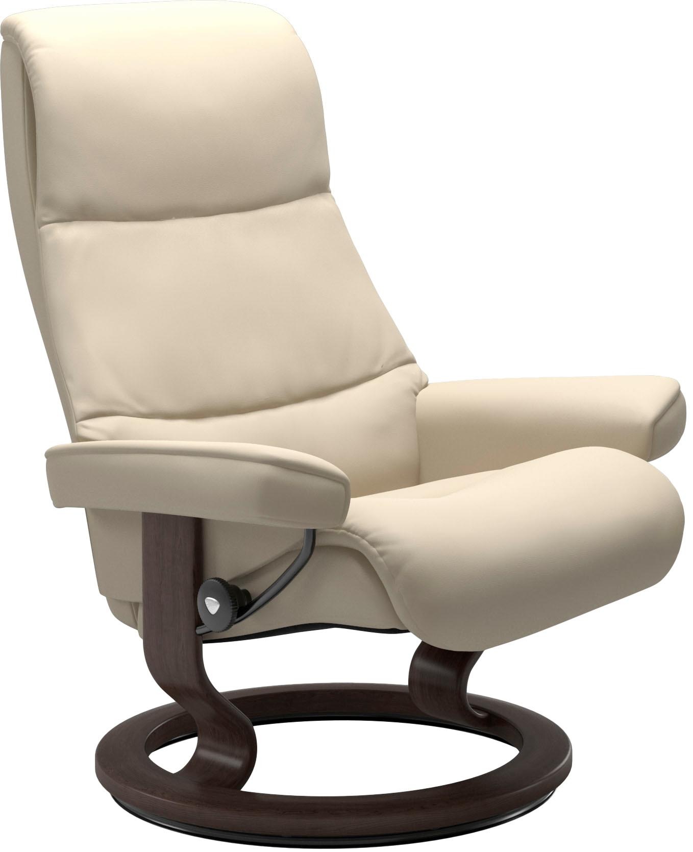 Stressless® Relaxsessel »View« Set, Relaxsessel mit Hocker,  mit Classic Base, Größe M,Gestell Wenge