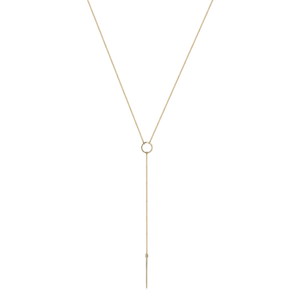 Elli Collierkettchen »Y-Kette Trend Minimal 925 Silber«