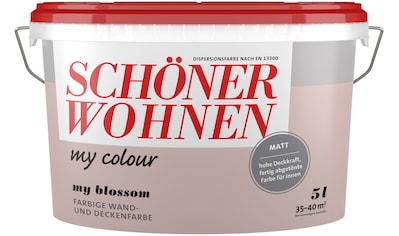 SCHÖNER WOHNEN FARBE Wand- und Deckenfarbe »my colour«, matt, leicht zu verarbeitende...