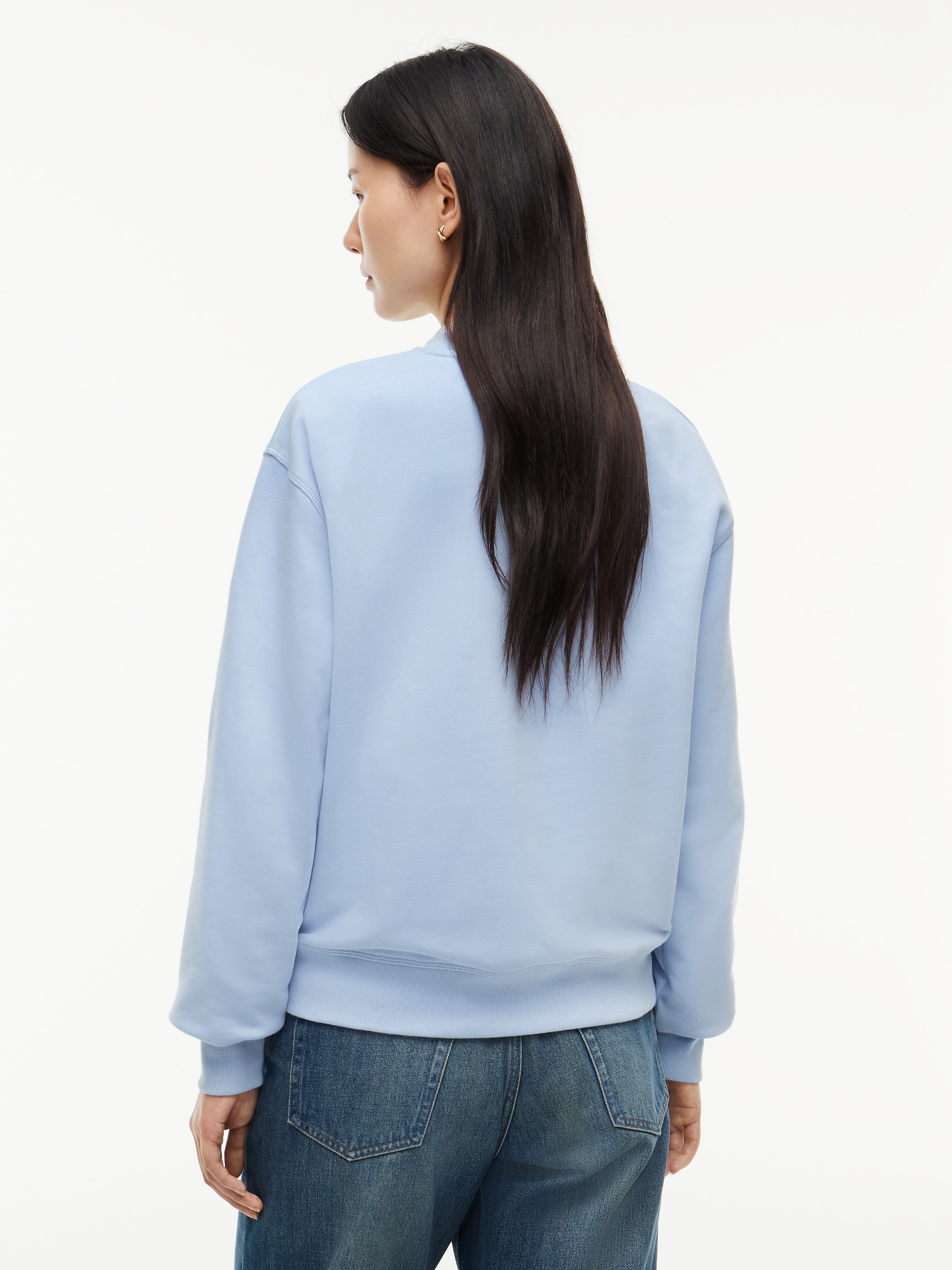 Tommy Hilfiger Sweatshirt »SCRIPT TERRY MDRN C-NK SWTSHIRT«, Baumwolle
