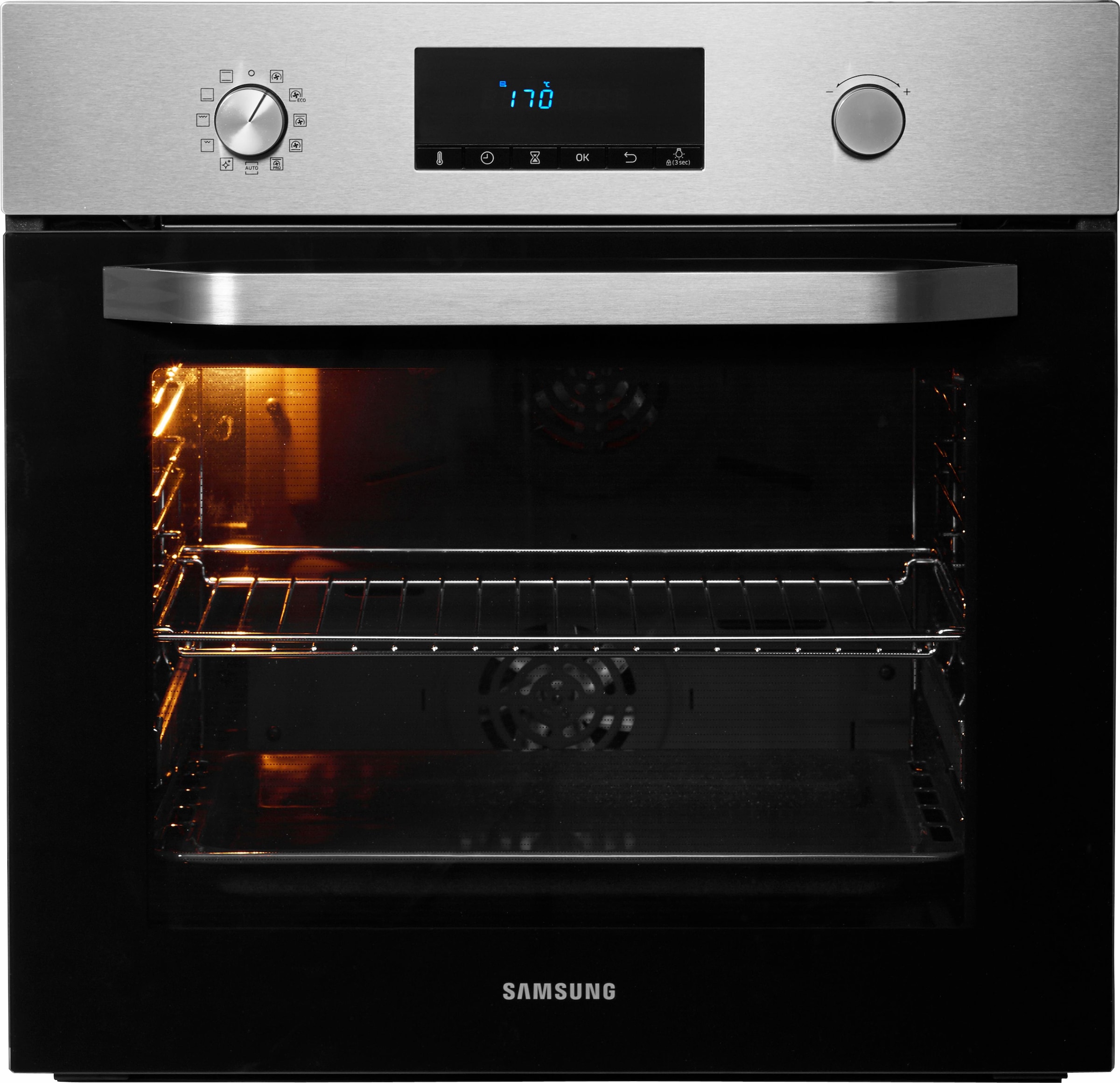 Samsung Einbaubackofen »NV70K2340RS/EG«, mit 1-fach-Teleskopauszug, katalytische Reinigung, mit Automatikprogrammen