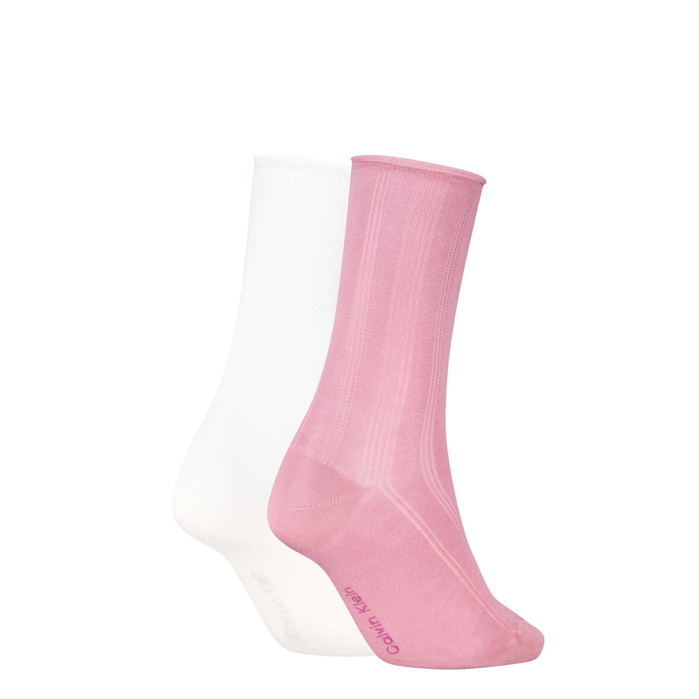 Calvin Klein Socken »CK WOMEN SOCK PELERINE« 2 Paar,  mit kleinem Rollbund, elastisch, Cotton-Mix