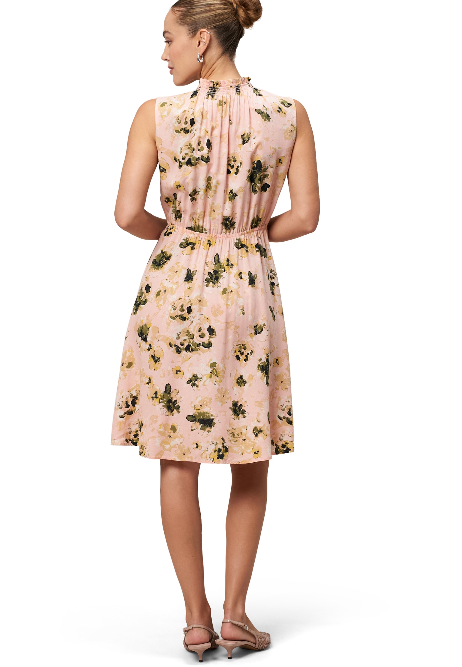 Zero Minikleid »zero Minikleid mit hohem Kragen«, drapiert /gerafft