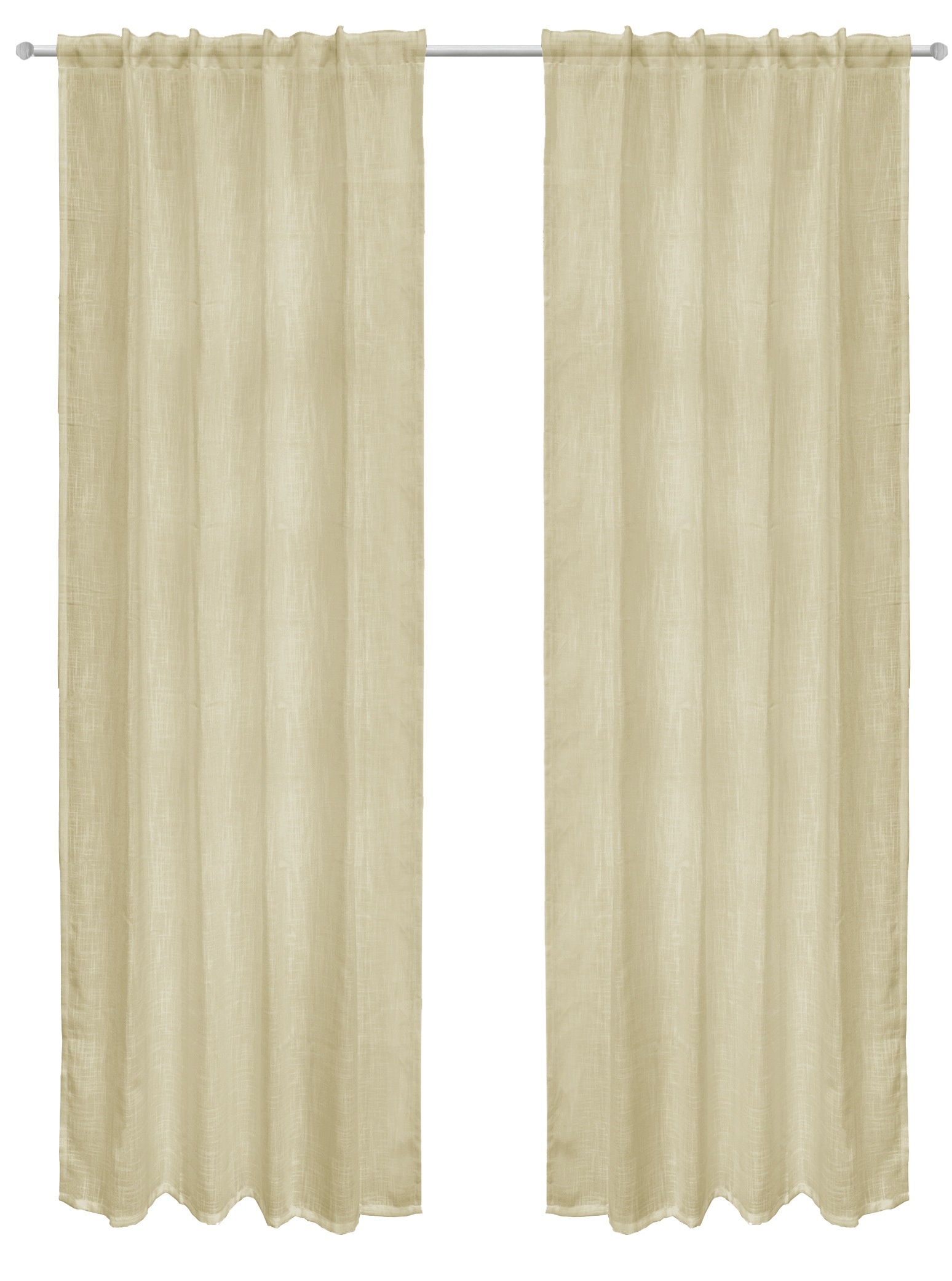 andas Gardine "Tursik" Faltenband 1 Stk. tlg. Blickdicht, Leinenlook, Polye günstig online kaufen