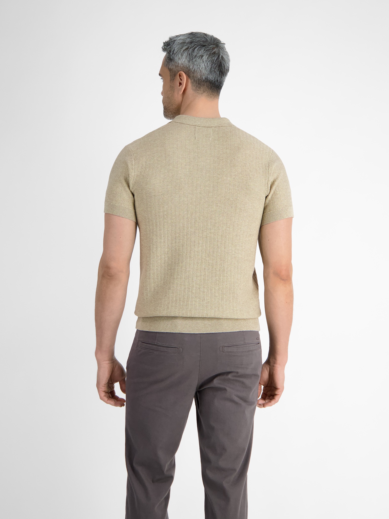 LERROS Poloshirt "LERROS Strick-Polo mit klassisch geknöpftem Kragen" günstig online kaufen