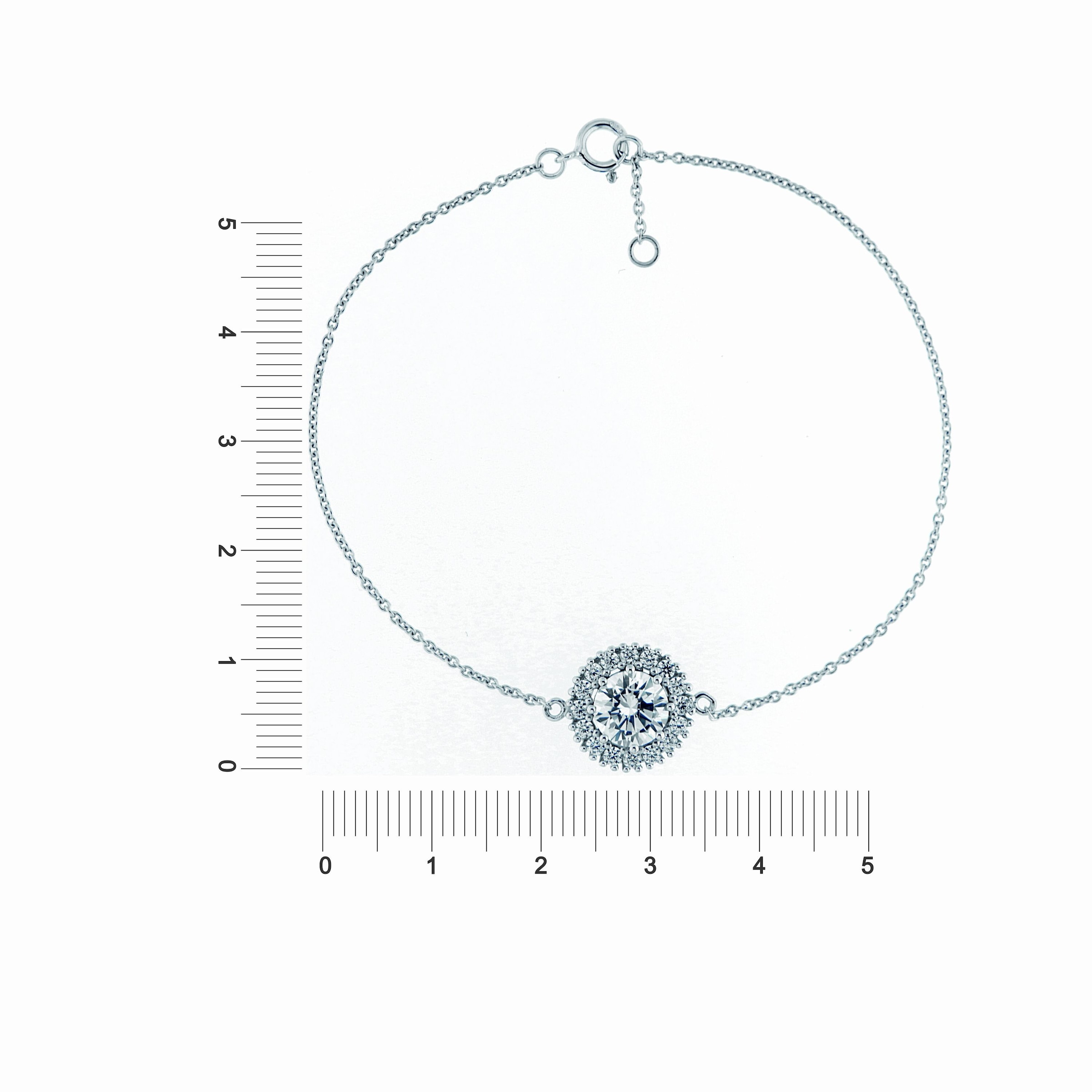 Armband 925« Zirkonia Smart Jewel Silber Steine funkelnde »rund
