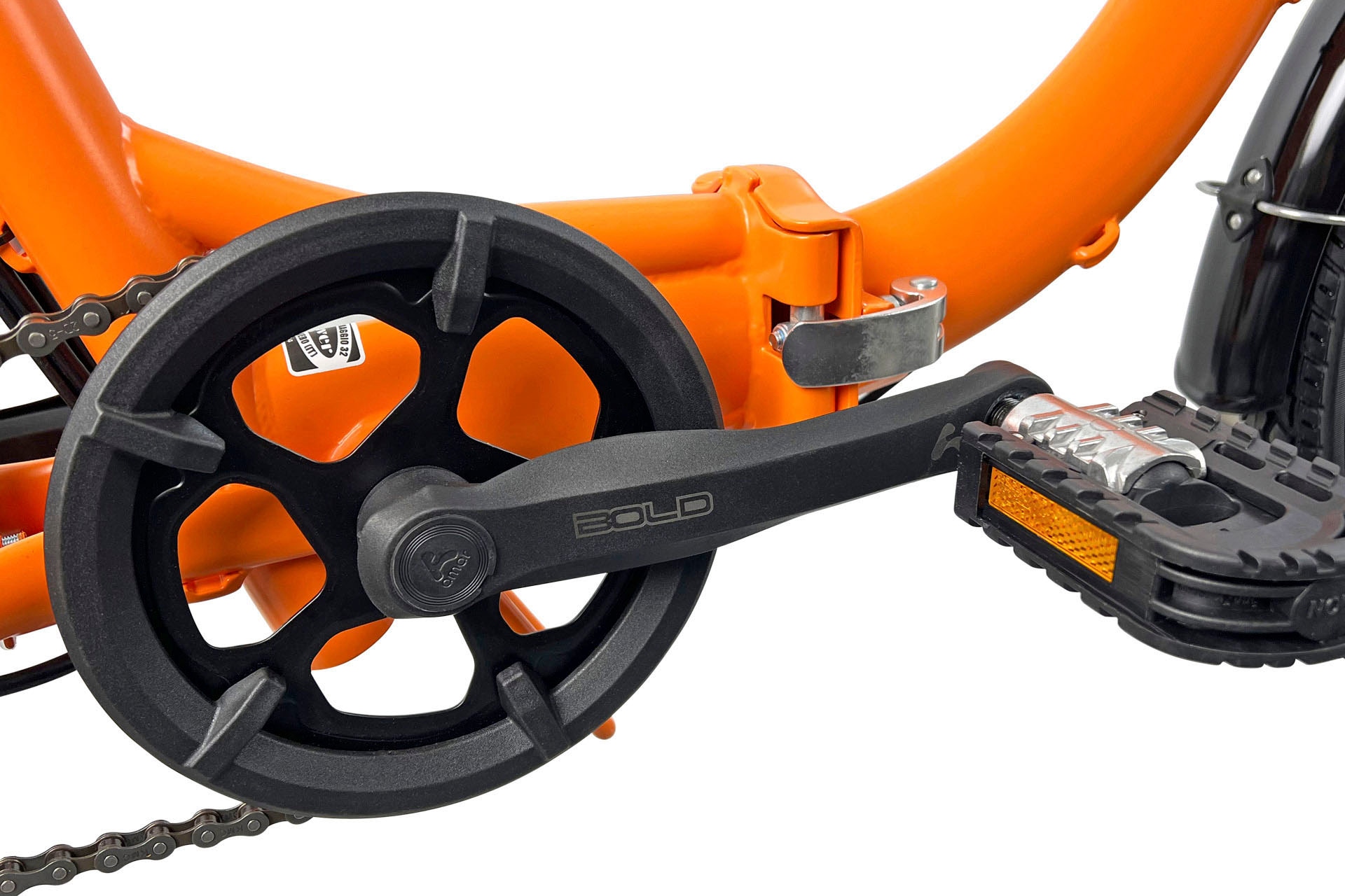 LLobe E-Bike »Elektro Faltrad 20" Pure orange«, Heckmotor 250 W