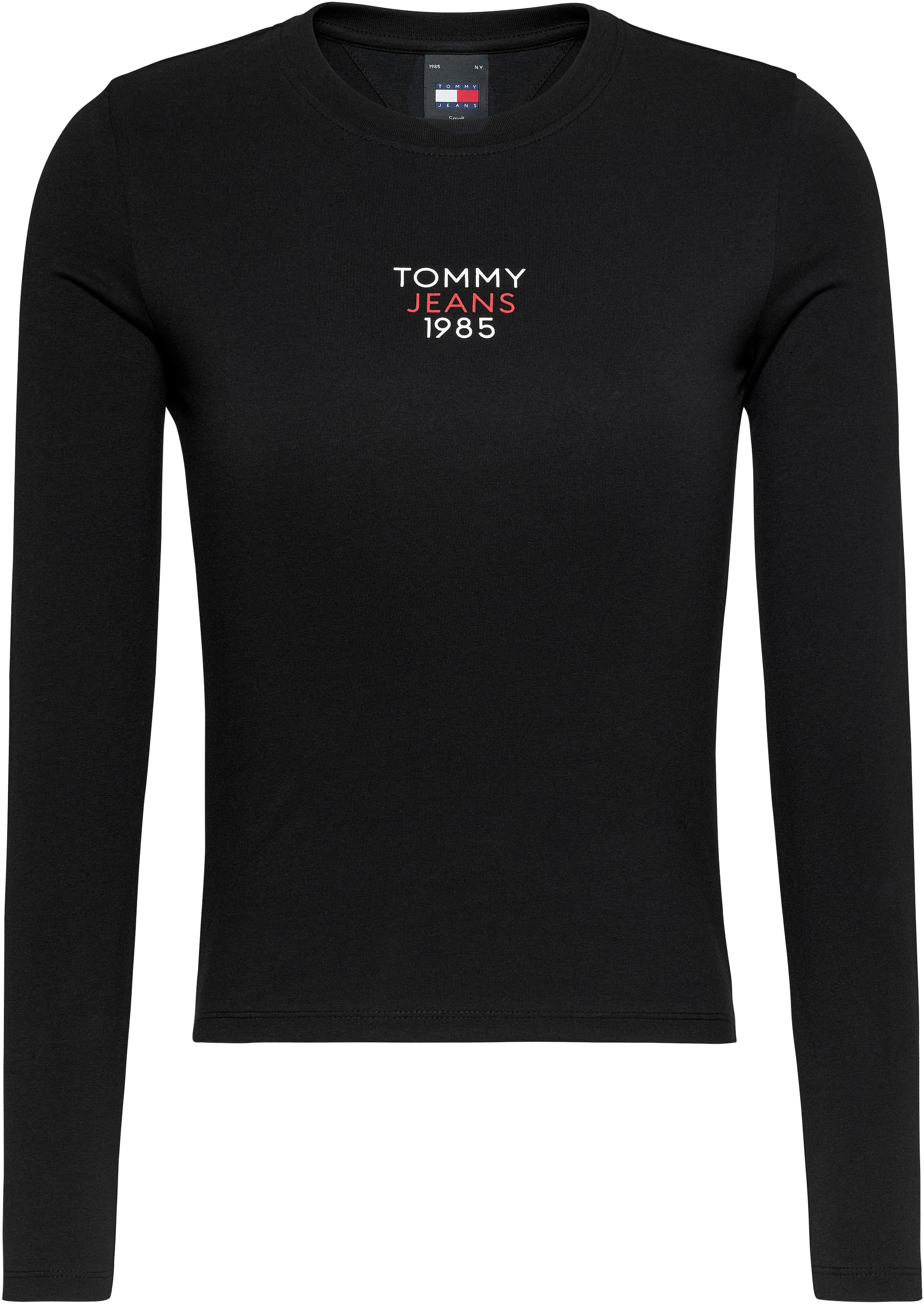 Tommy Jeans Langarmshirt »TJW SLIM LOGO ESSENTIAL EXT«, bestellen LS für mit | 1 BAUR Logoschriftzug