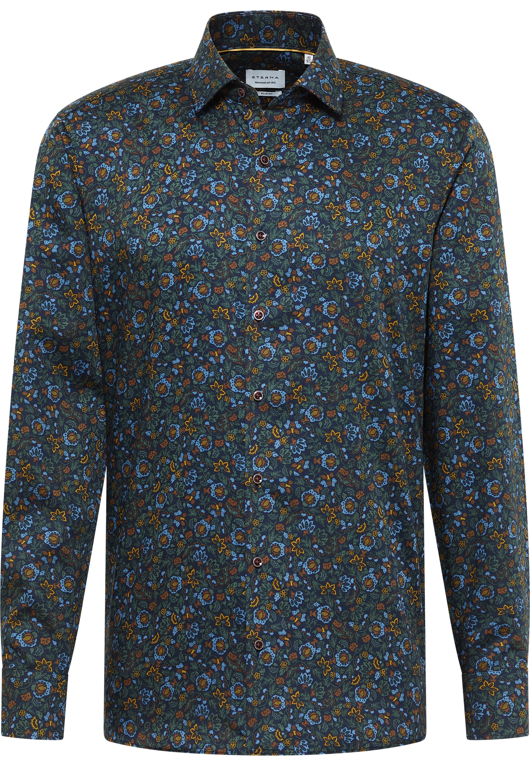 Eterna Langarmhemd »SLIM FIT«, NON IRON (bügelfrei)