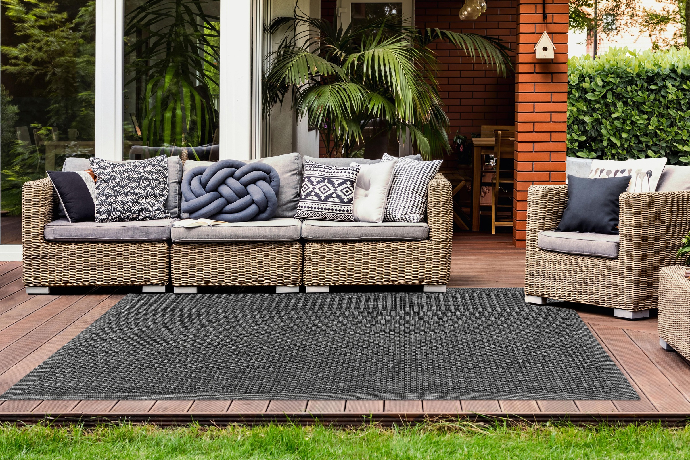 LALEE Läufer »Sunset 607«, rechteckig, 5 mm Höhe, In- und Outdoor geeignet, pflegeleicht, Wohnzimmer