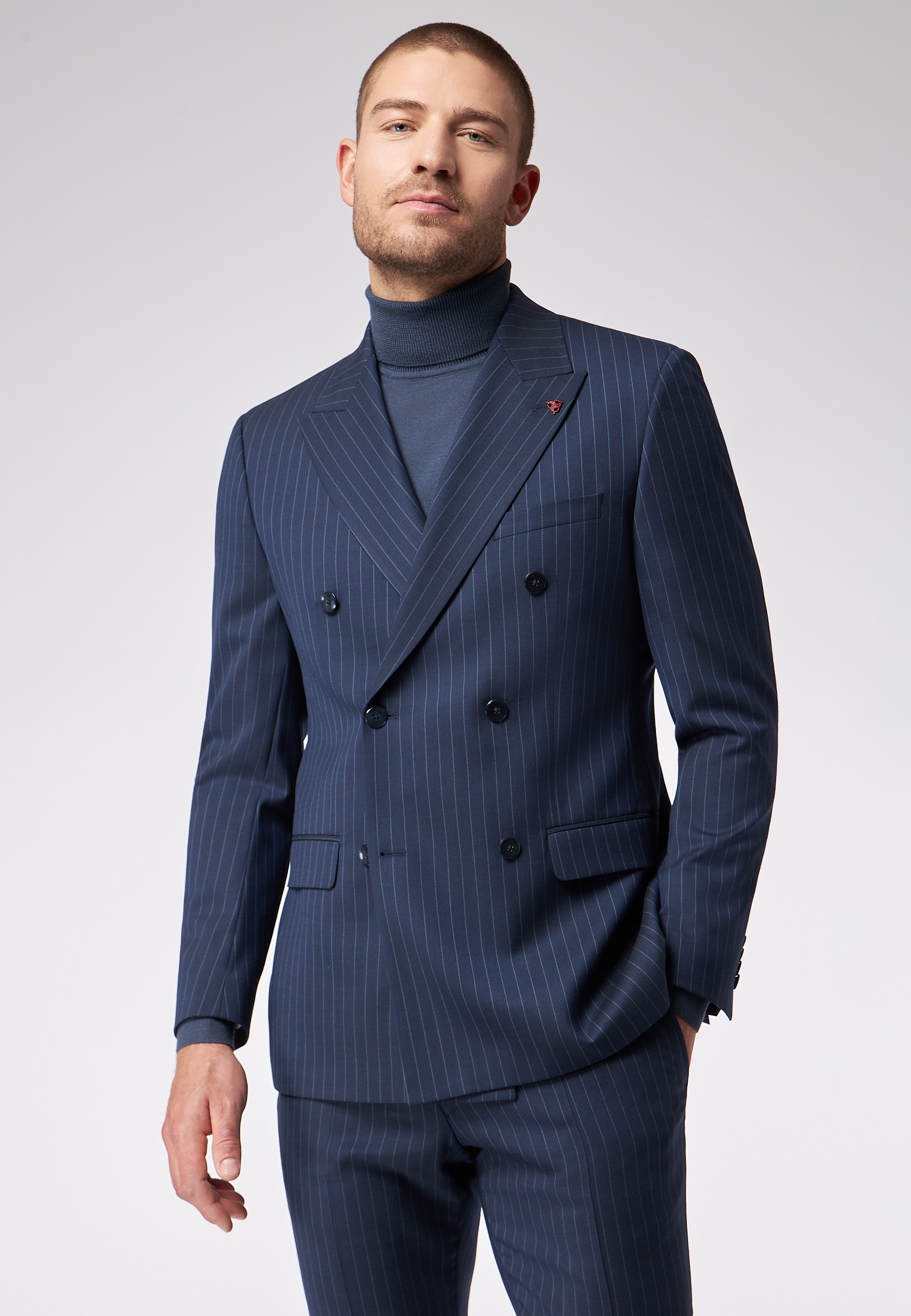 Roy Robson Hosenanzug »Doppelreiher Mit Nadelstreifen« 
