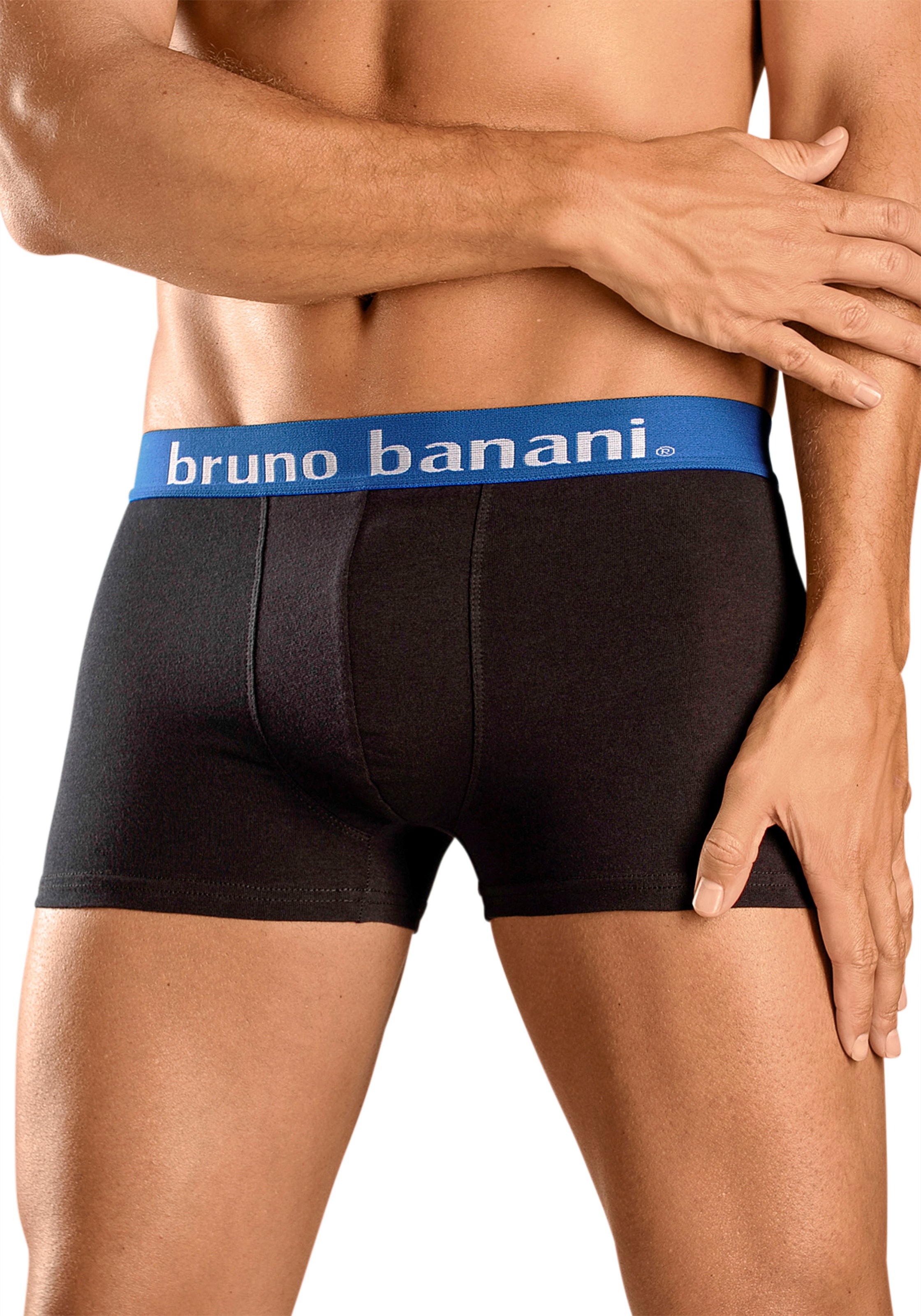 Bruno Banani Boxer, (Packung, 4 St.), mit Kontrast-Webbund günstig online kaufen