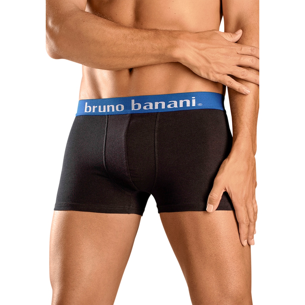 Bruno Banani Boxer, (Packung, 4 St.), mit Kontrast-Webbund