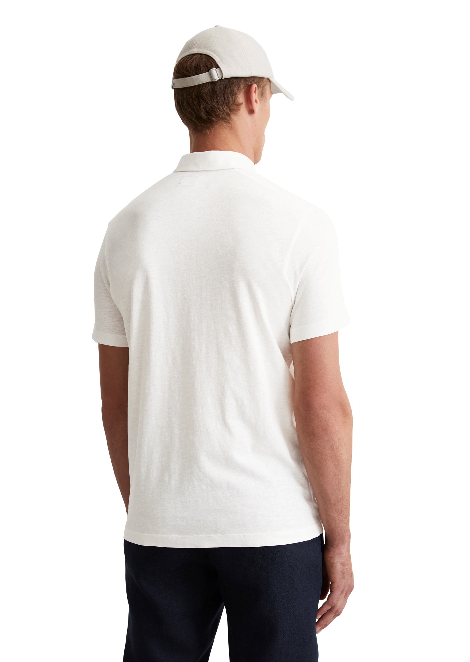 Marc O'Polo Poloshirt »in softer Slub-Jersey-Qualität«