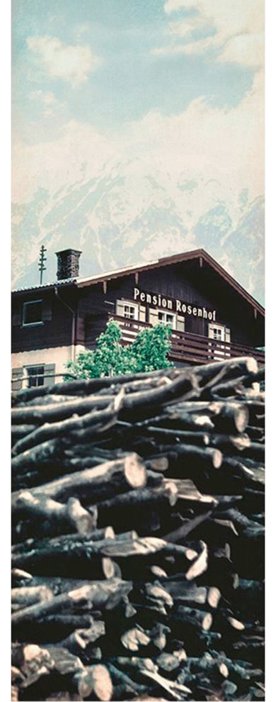 Architects Paper Fototapete "Nostalgia" Landhaus Tapete Natur Panel Braun Weiß Blau 1,00m x 2,80m