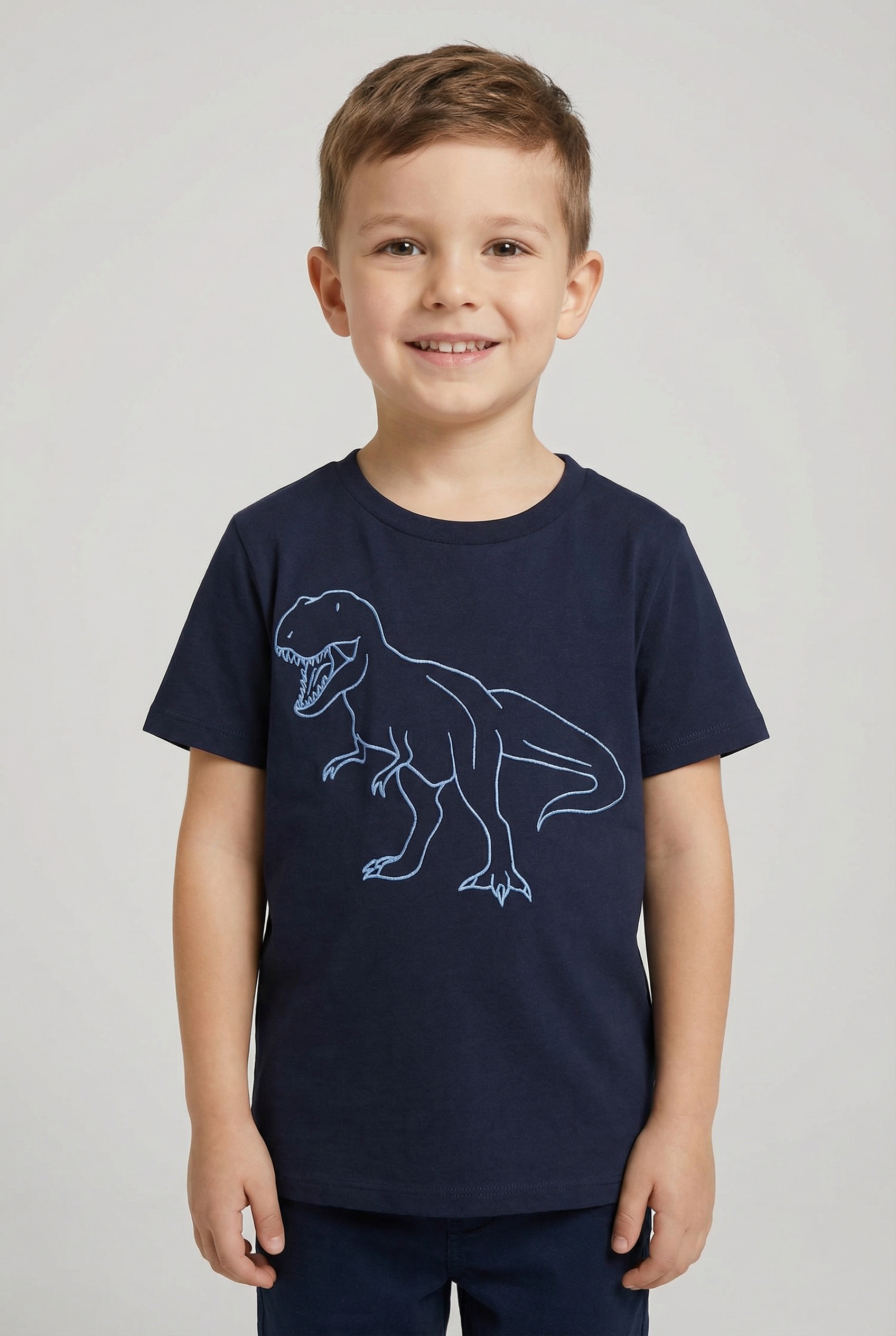 TOM TAILOR mit in der Nacht leuchtendem Dino-Print