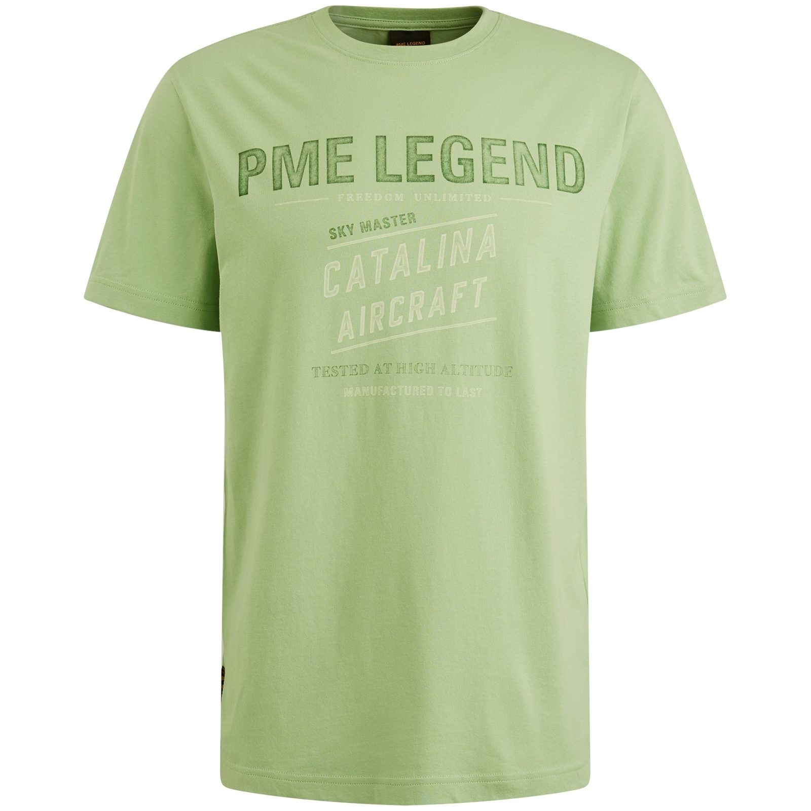 PME LEGEND T-Shirt »Short sleeve r-neck single jersey«, mit Logo-Print