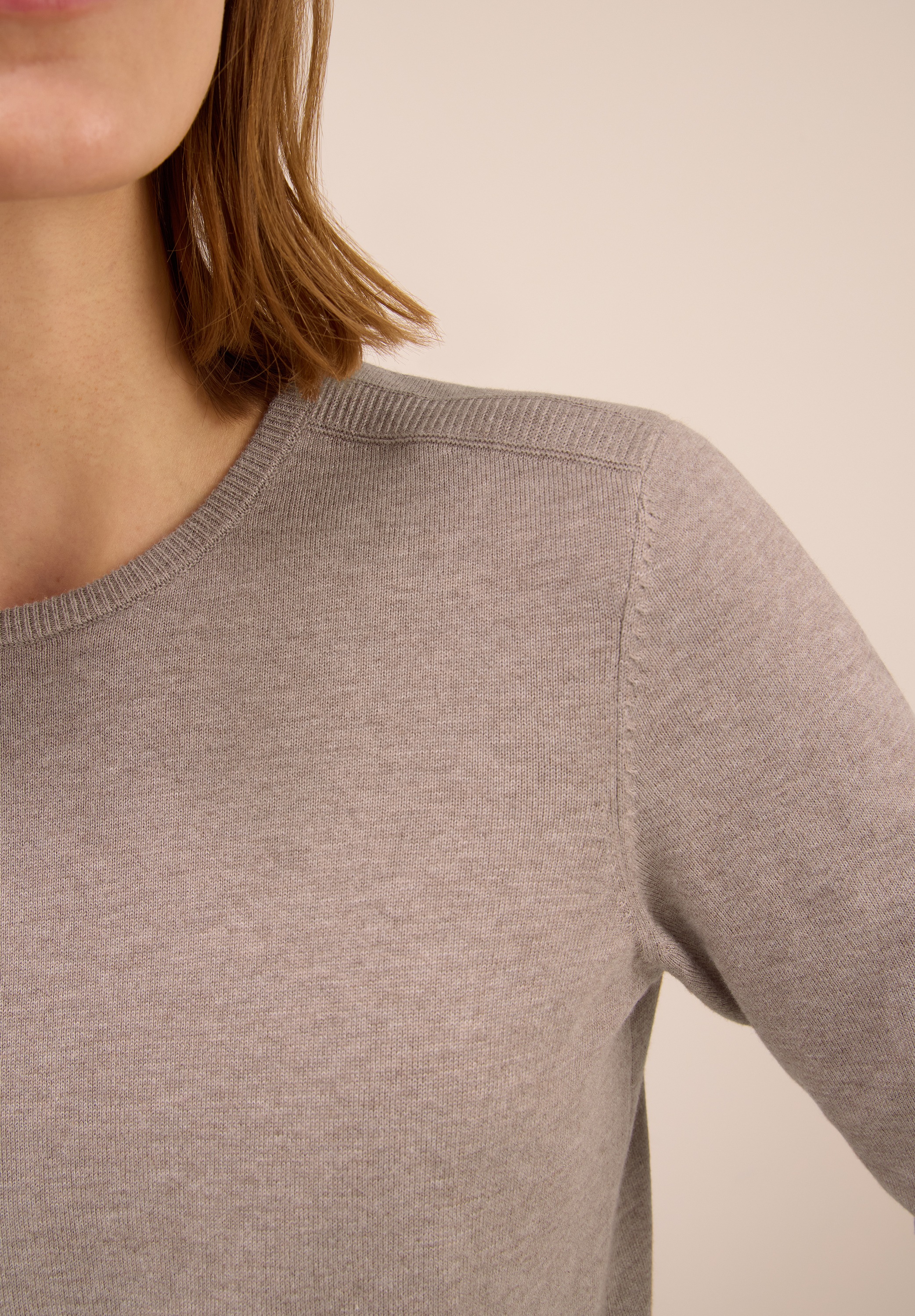 Cecil Strickpullover, mit feinem Detail an der Schulter und Viskose-Anteil