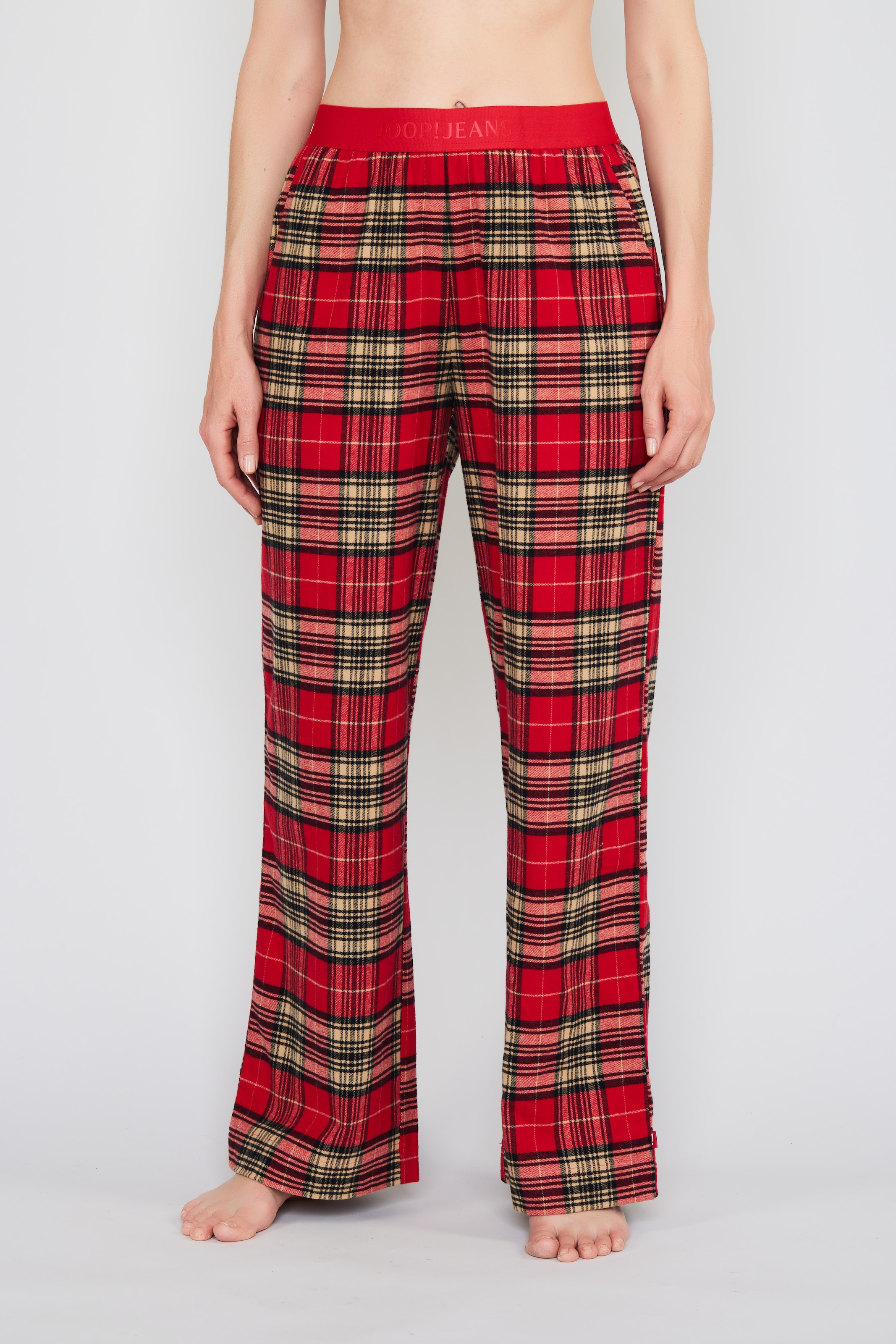 JOOP Jeans Pyjamahose "After Dark (JOOP Jeans)", Karo-Design, Fleece-Qualit günstig online kaufen