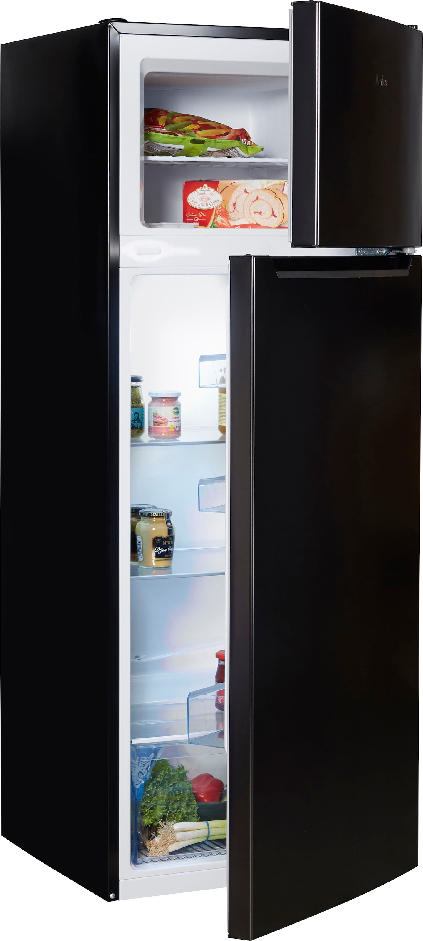 Amica Kühl-/Gefrierkombination "DT 374 160 S" 144 cm hoch 54 cm breit günstig online kaufen