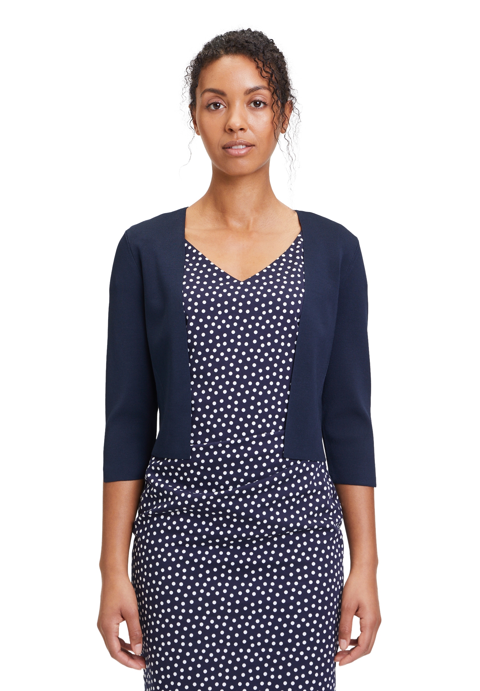 Vera Mont Strickjacke »Vera Mont Strickbolero langarm«, Ärmelschlitz