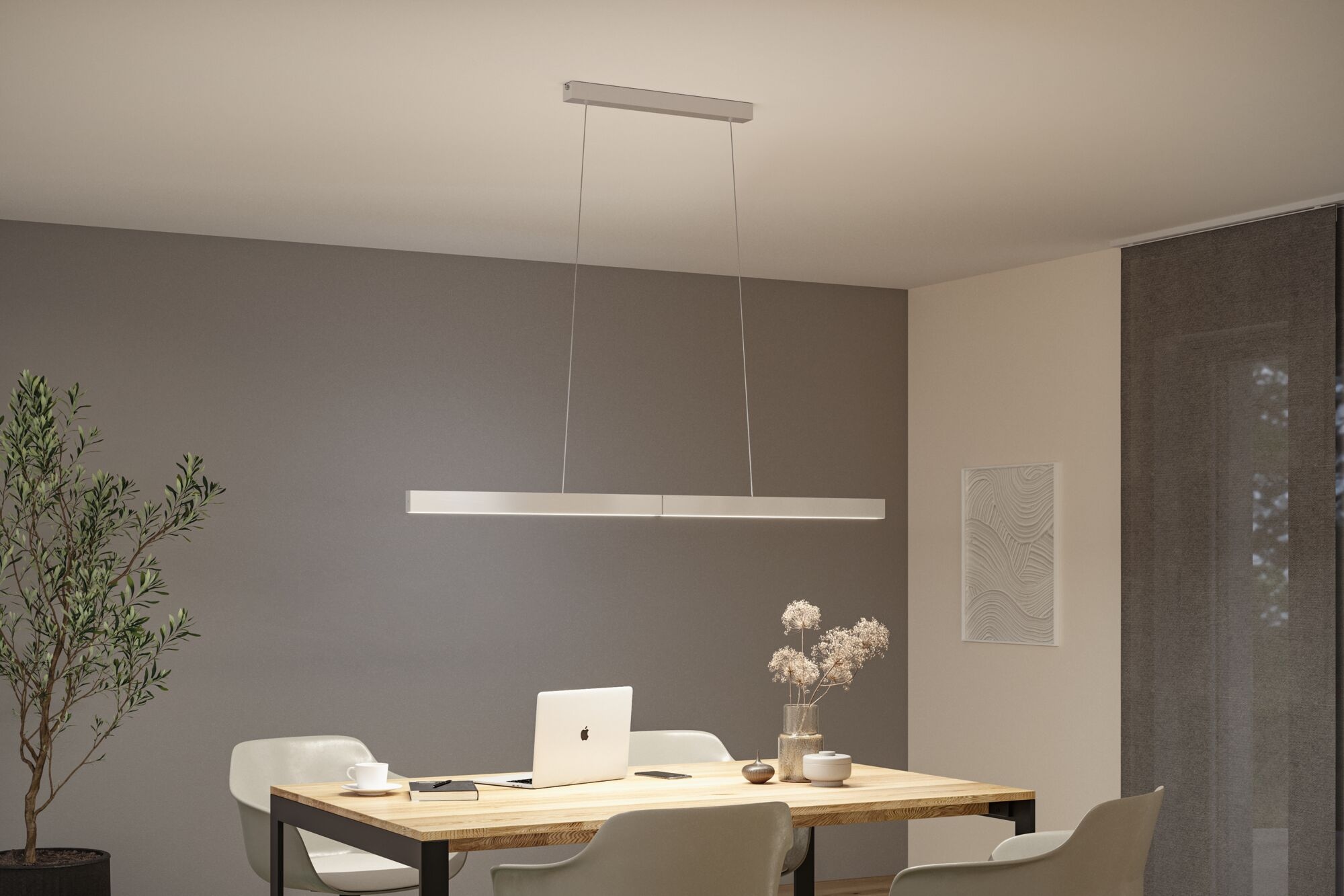 Paulmann LED Pendelleuchte »LED Pendelleuchte Aptare dimmbar«, 2 flammig, Memoryfunktion
