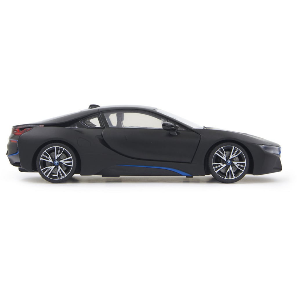 Jamara RC-Auto »BMW i8 40MHz 1:14 schwarz«, mit LED Beleuchtung