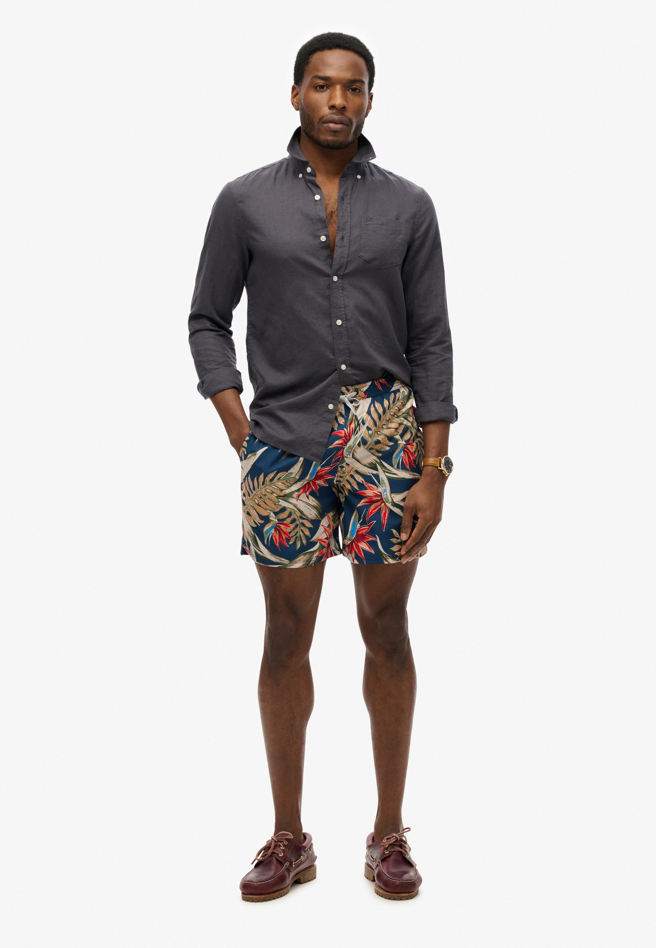 Superdry Badeshorts »HAWAIIAN PRINT 17 SWIM SHORT«