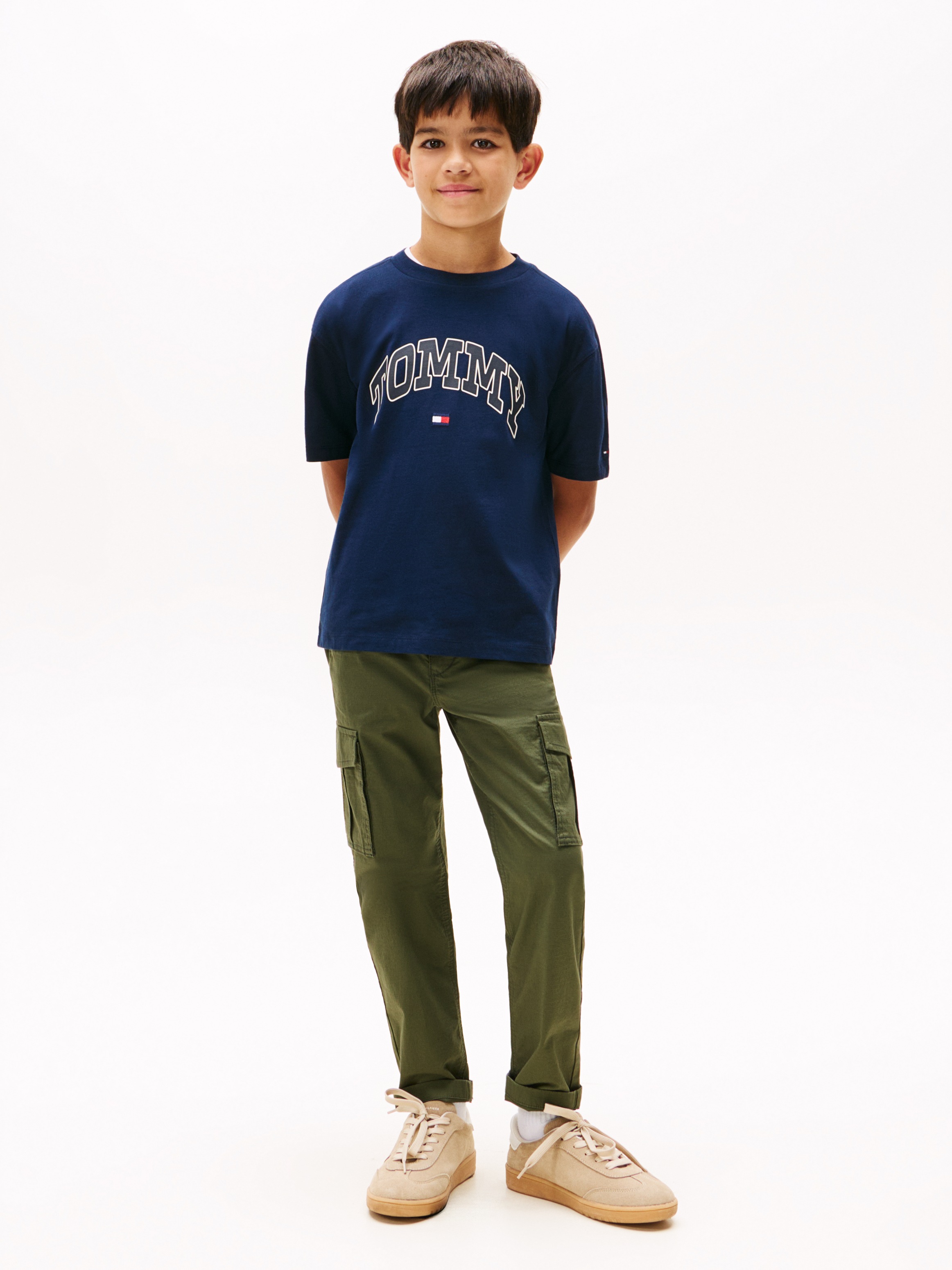 Thumbnail - Tommy Hilfiger T-Shirt "VARSITY RAISED PRINT TEE SS" Kinder bis 16 Jahre