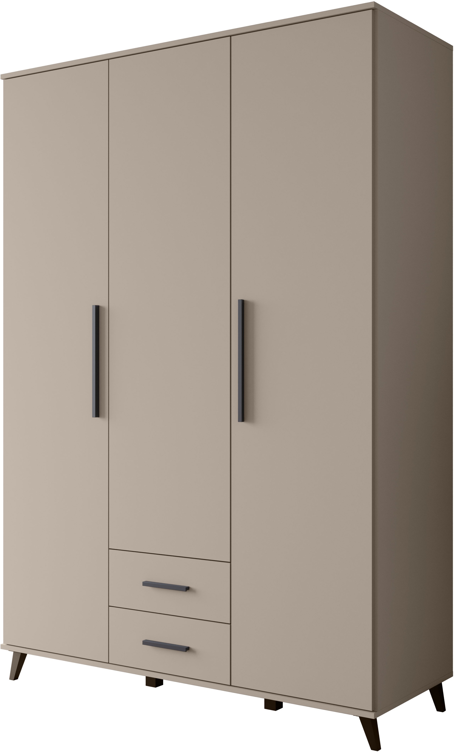 INOSIGN Kleiderschrank »Lagos, Garderobe«, (Packung, 1 St.), Moderner Drehtürenschrank, FSC-zertifiziert, Schlafzimmerschrank