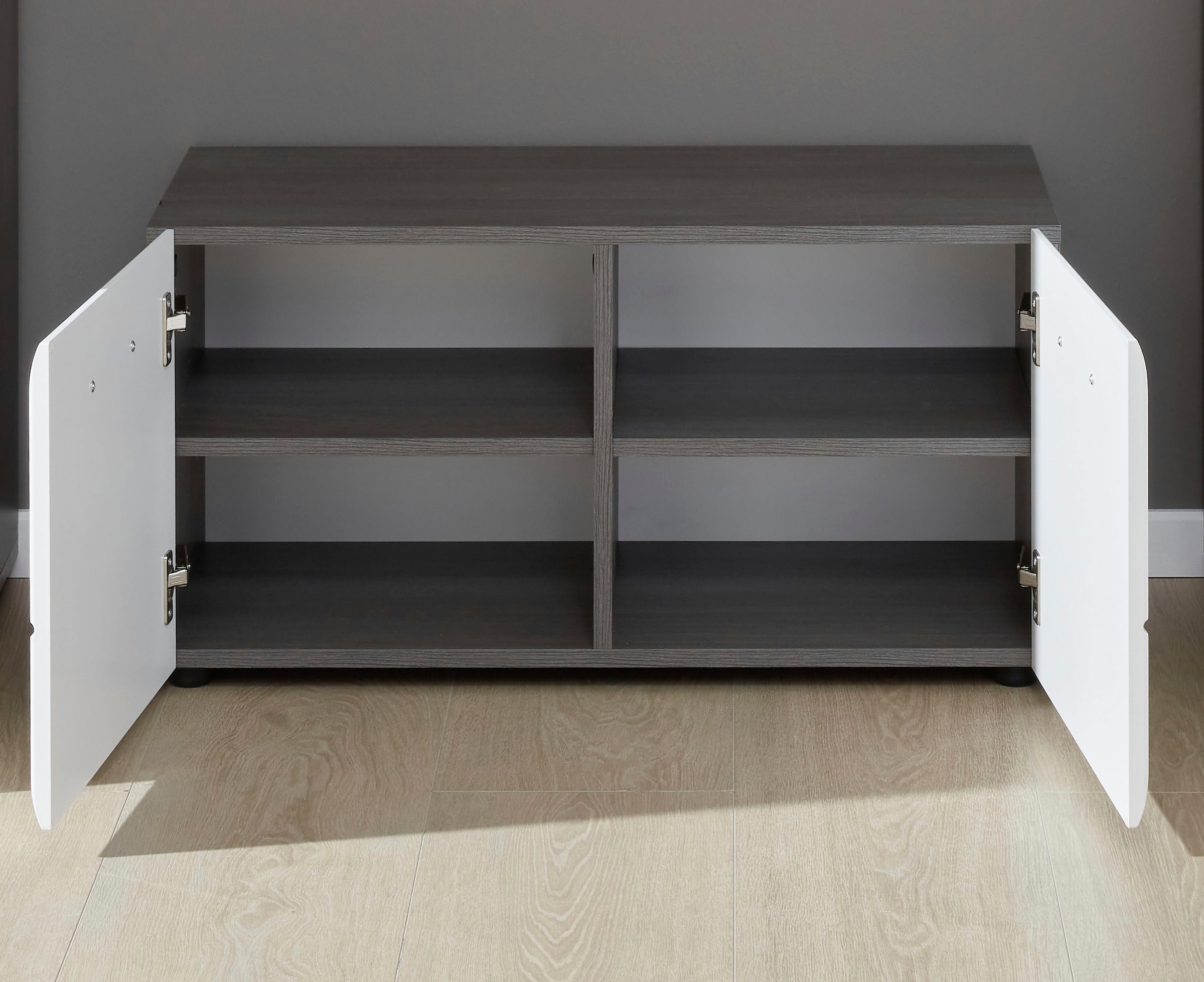 Home affaire Sitzbank »Sovana« Sitzbank mit 2 Türen - (B/T/H) 80/35/41 cm