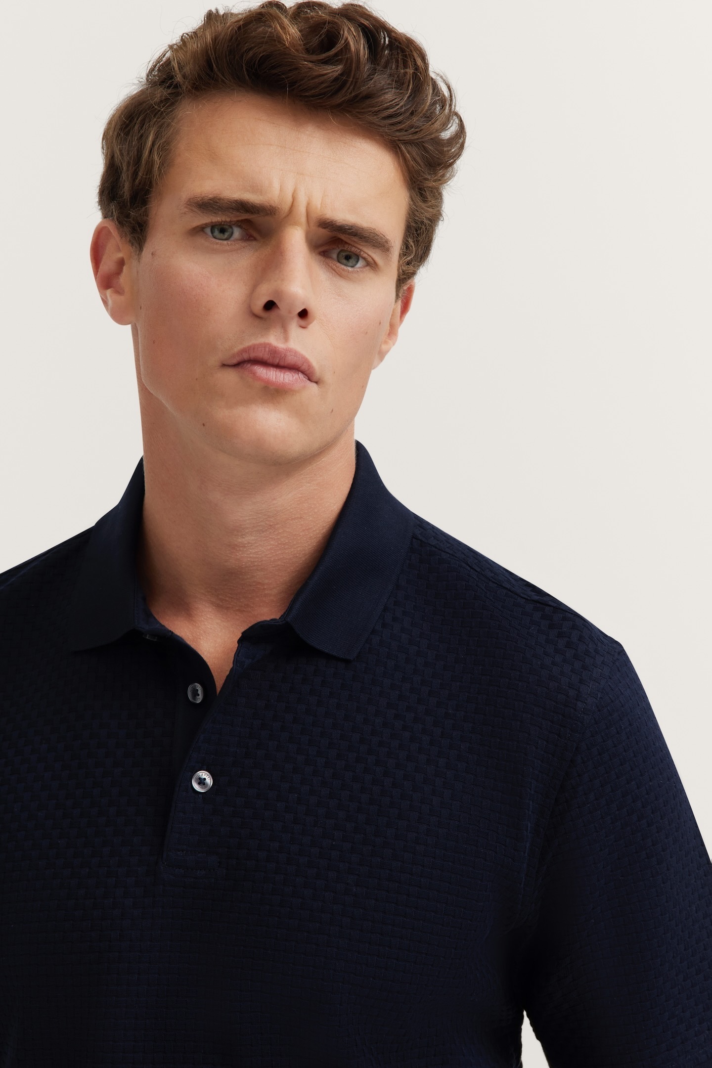 bugatti Poloshirt, aus atmungsaktiver Baumwolle
