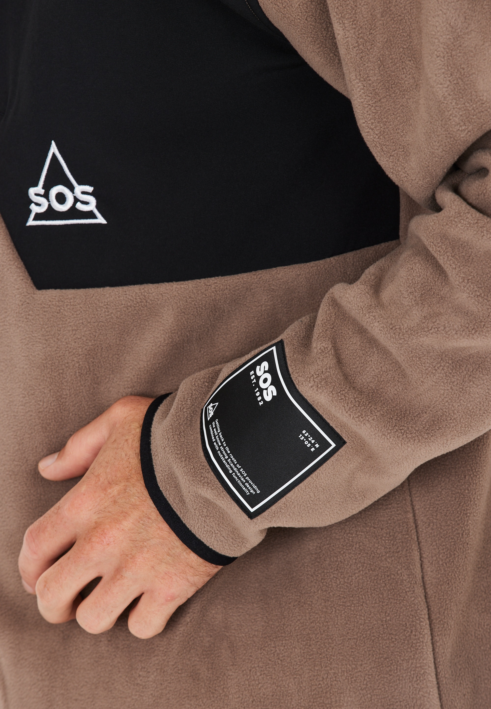 SOS Fleecejacke »Garmisch«, mit recyceltem Polyester
