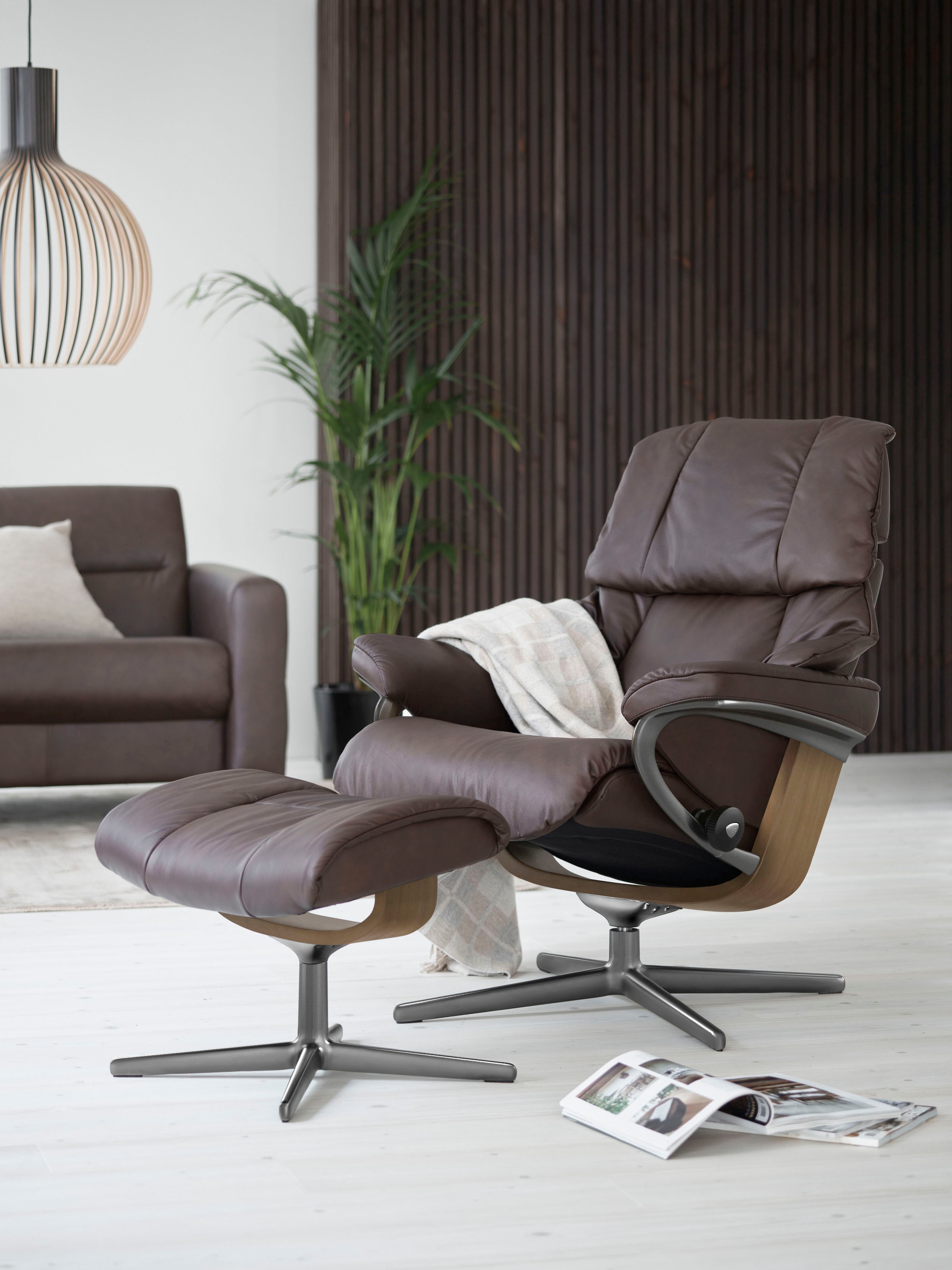 Stressless Relaxsessel "Reno", (Set, Relaxsessel mit Hocker), mit Hocker, m günstig online kaufen