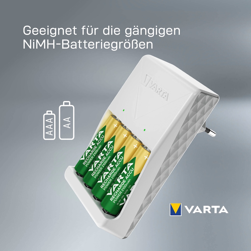 VARTA Batterie-Ladegerät »Plug Charger«, (1 St.)