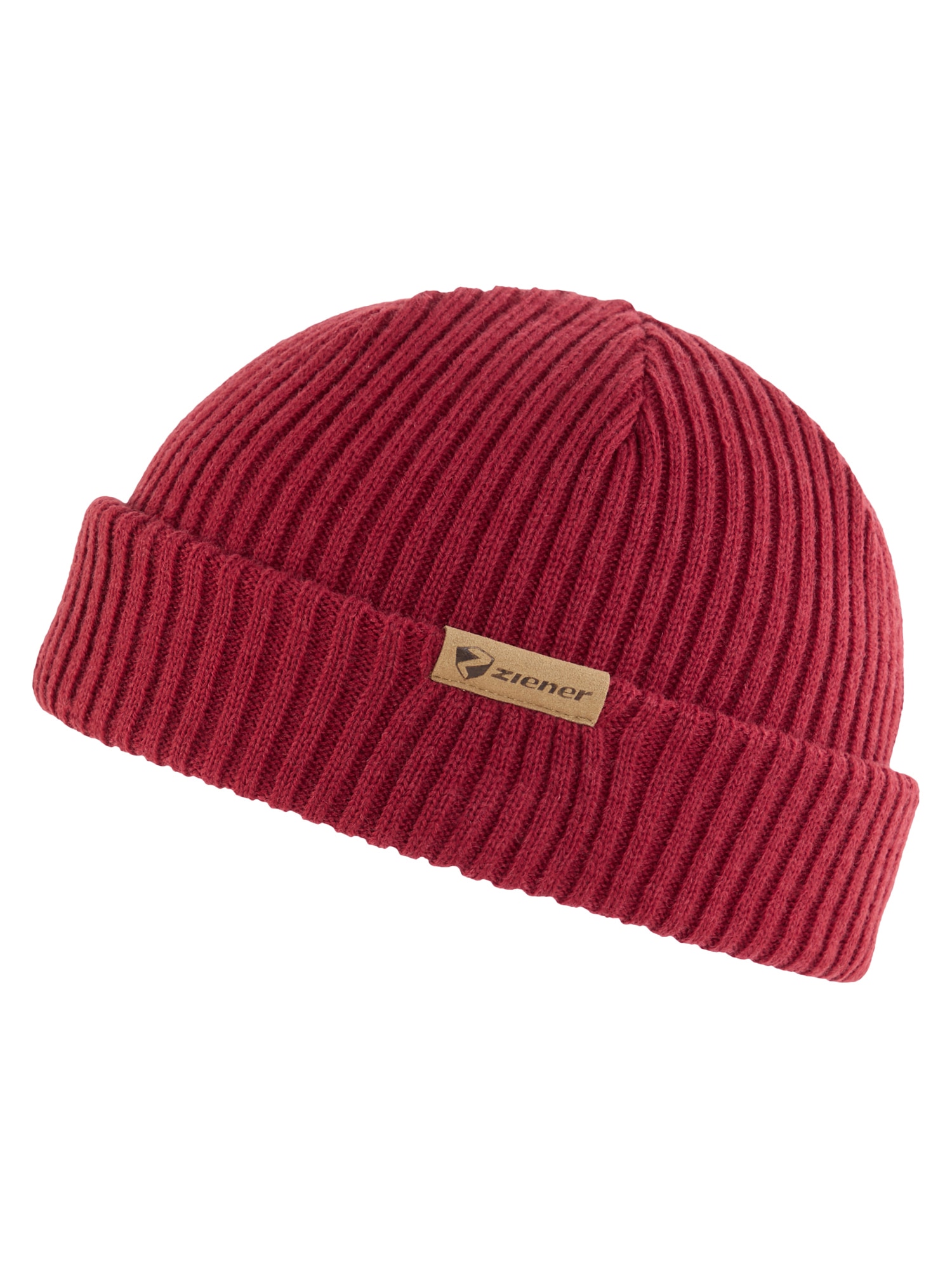 Ziener Strickmütze "IPU-Z UNISEX" mit Aufschlag, Wollanteil