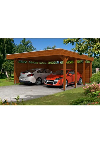 Skanholz Doppelcarport »Friesland 3« Holz 514 c...