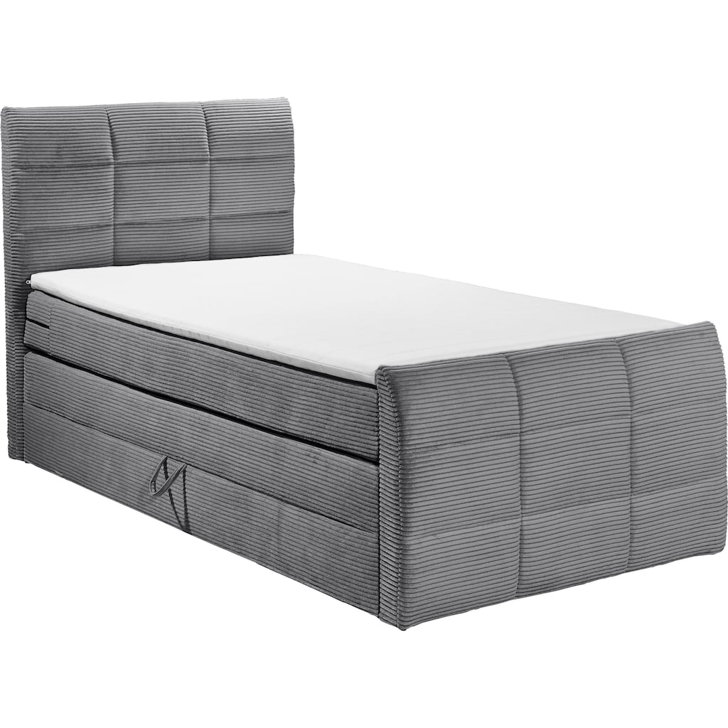 ED EXCITING DESIGN Boxspringbett »Bolivia«, harte Seite mit Kokosmatte, weiche Seite mit Filzabdeckung