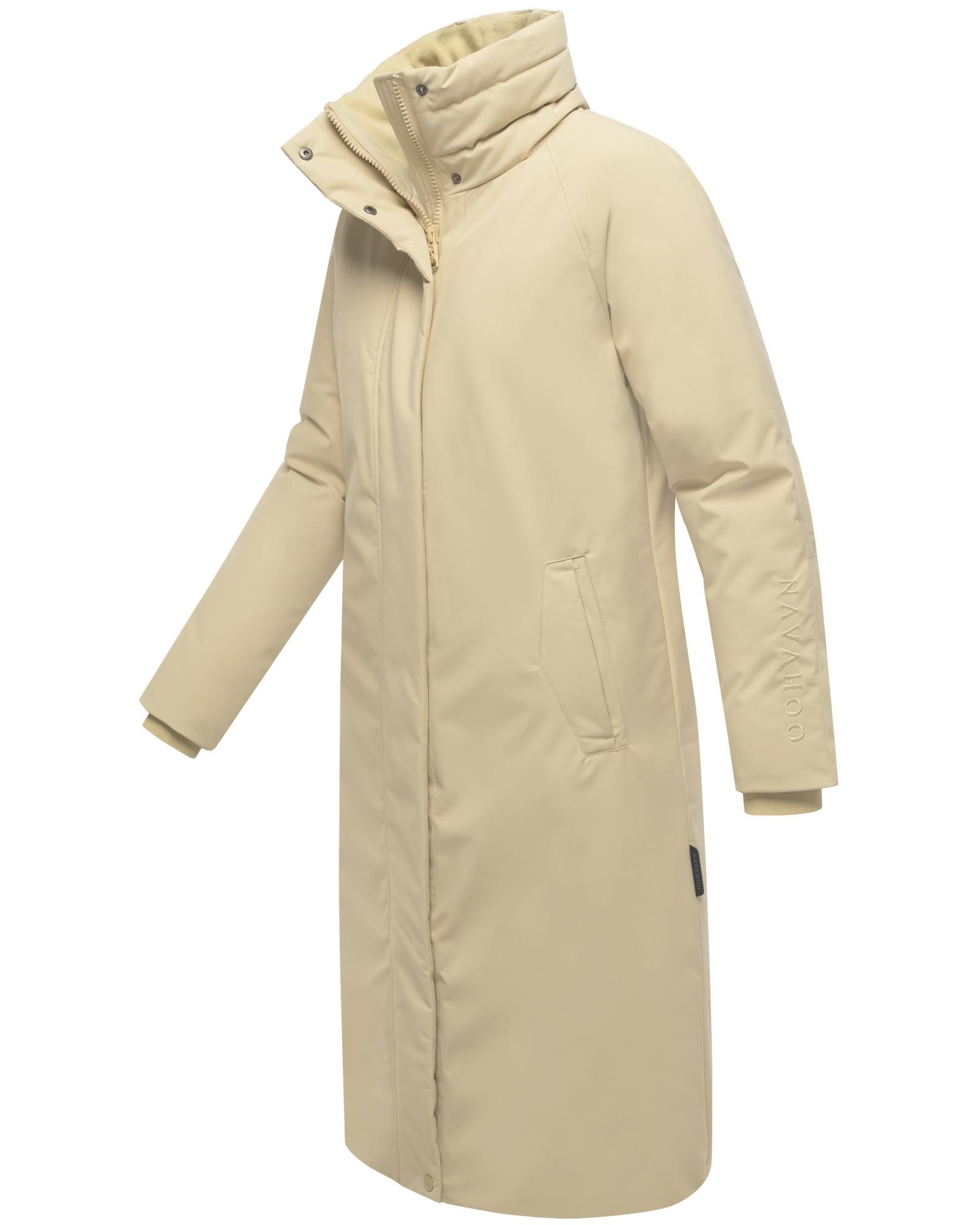Navahoo Wintermantel »Traumblüte 14«, Warmer Parka mit Stehkragen