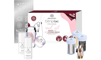 Nagellack-Set »STRIPLAC NAIL ART BASIC KIT«, (Set, 9 tlg.)